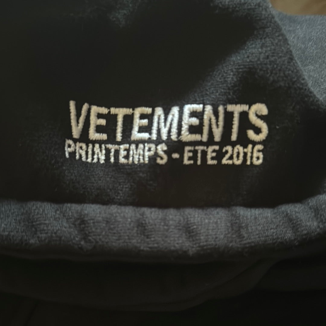 Vetements SS16 Titanic Coming Soon Thick Version Hoodie