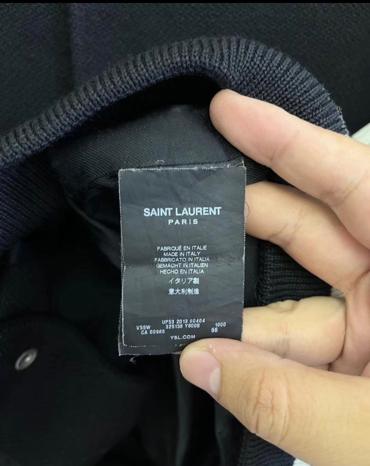 Saint Laurent Paris Teddy Jacket