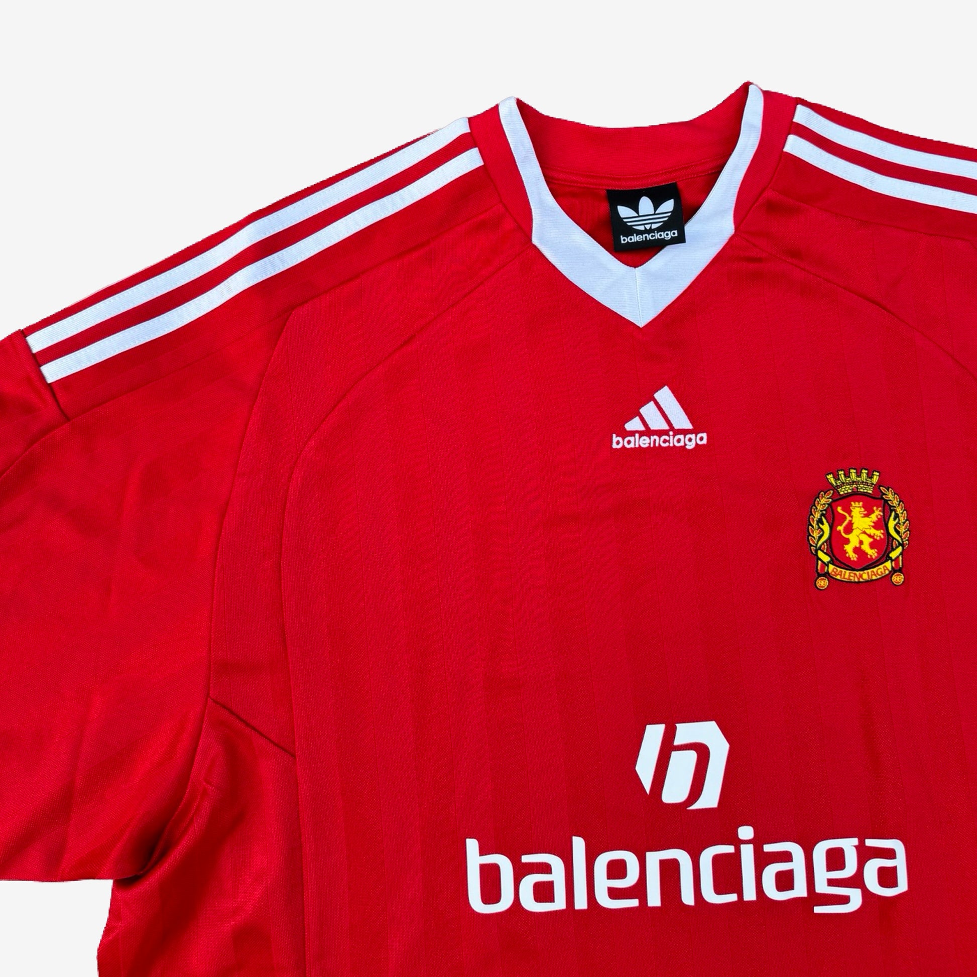 Balenciaga Adidas Red Soccer Jersey