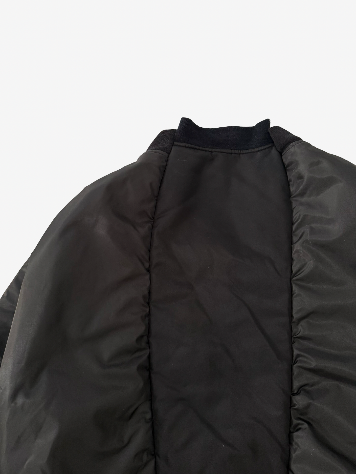 Vetements AW16 Reversible Black Deconstructed Bomber OS