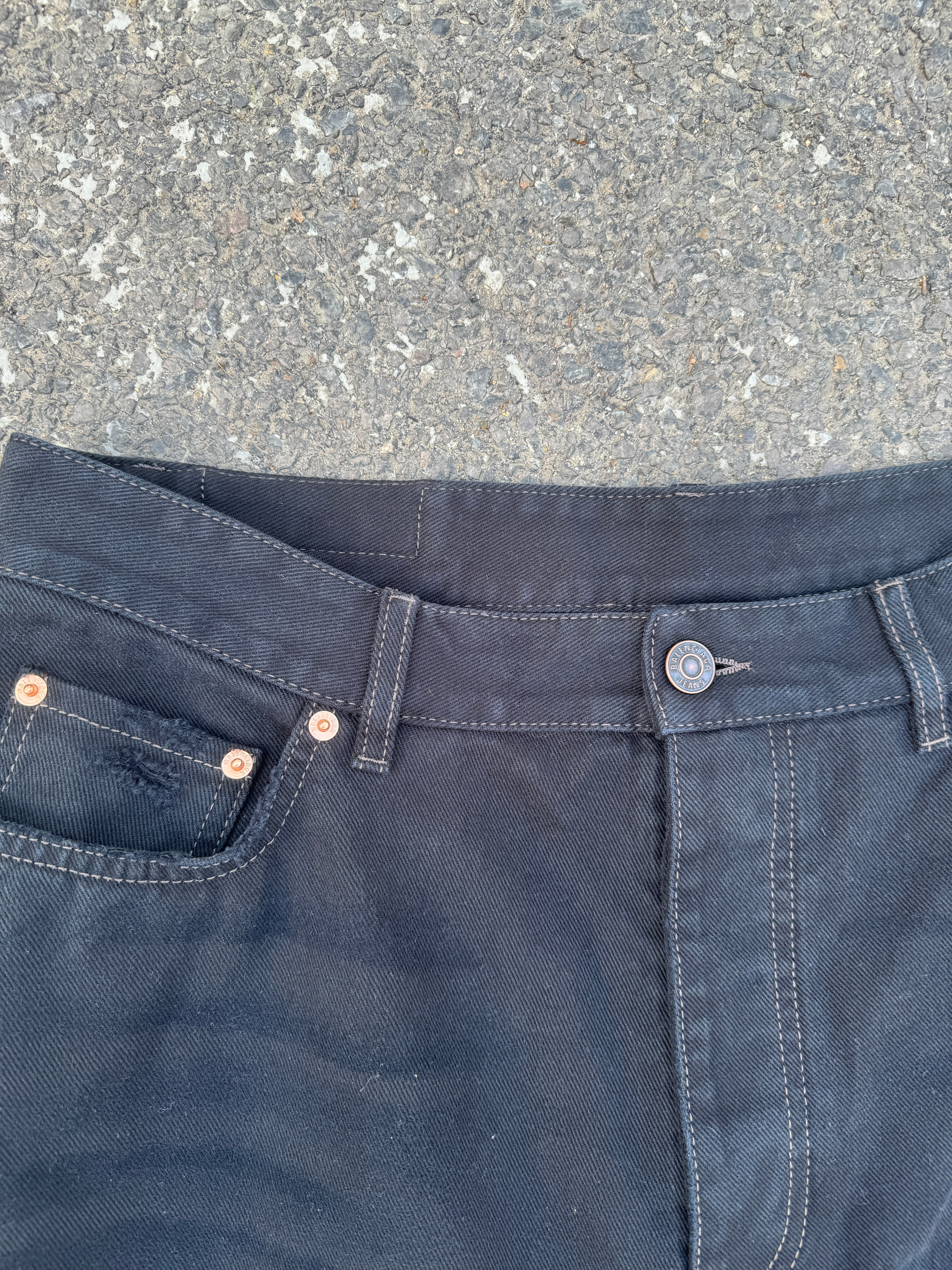 Balenciaga Adidas Black Oversized Denim – FyouGrails