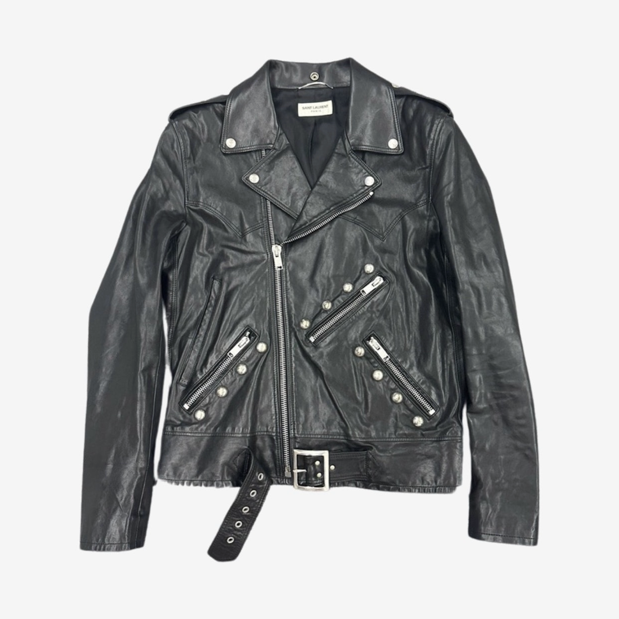 Saint Laurent SS15 Stud Leather Jacket