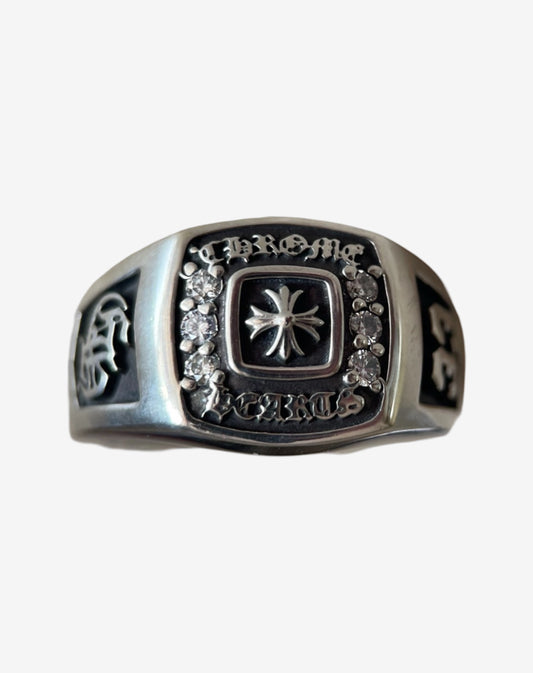 Chrome Hearts Champion Ring with Diamonds