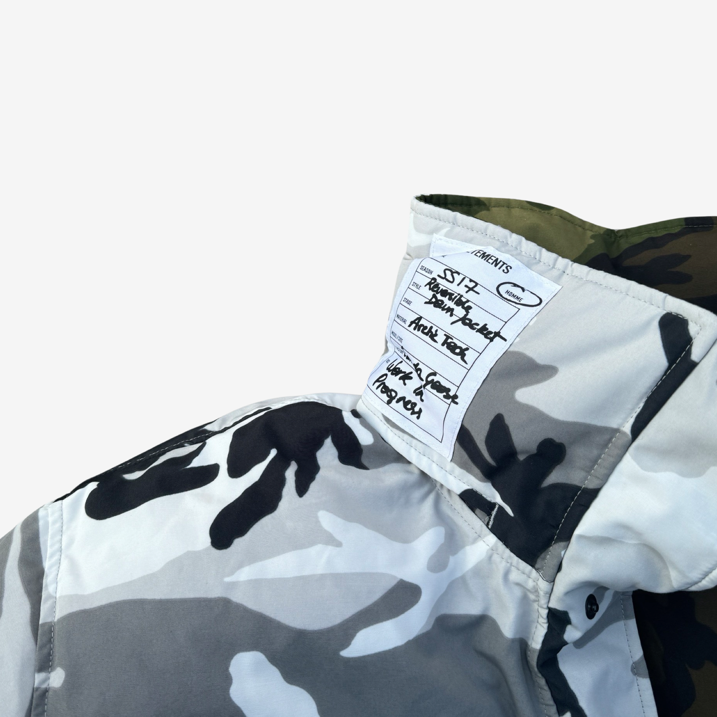 Vetements x Canada Goose SS17 Reversibel Camouflage Down Parka