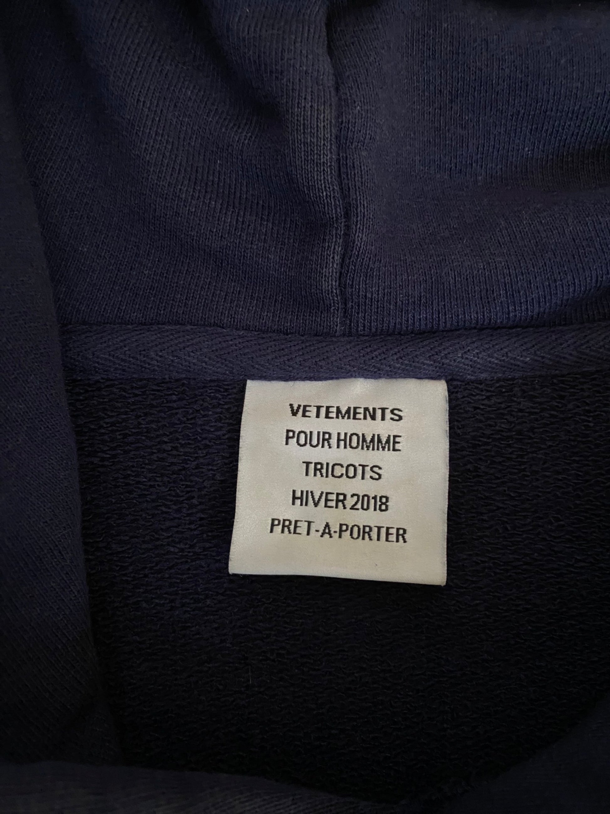 Vetements AW17 OG Haute Couture Hoodie