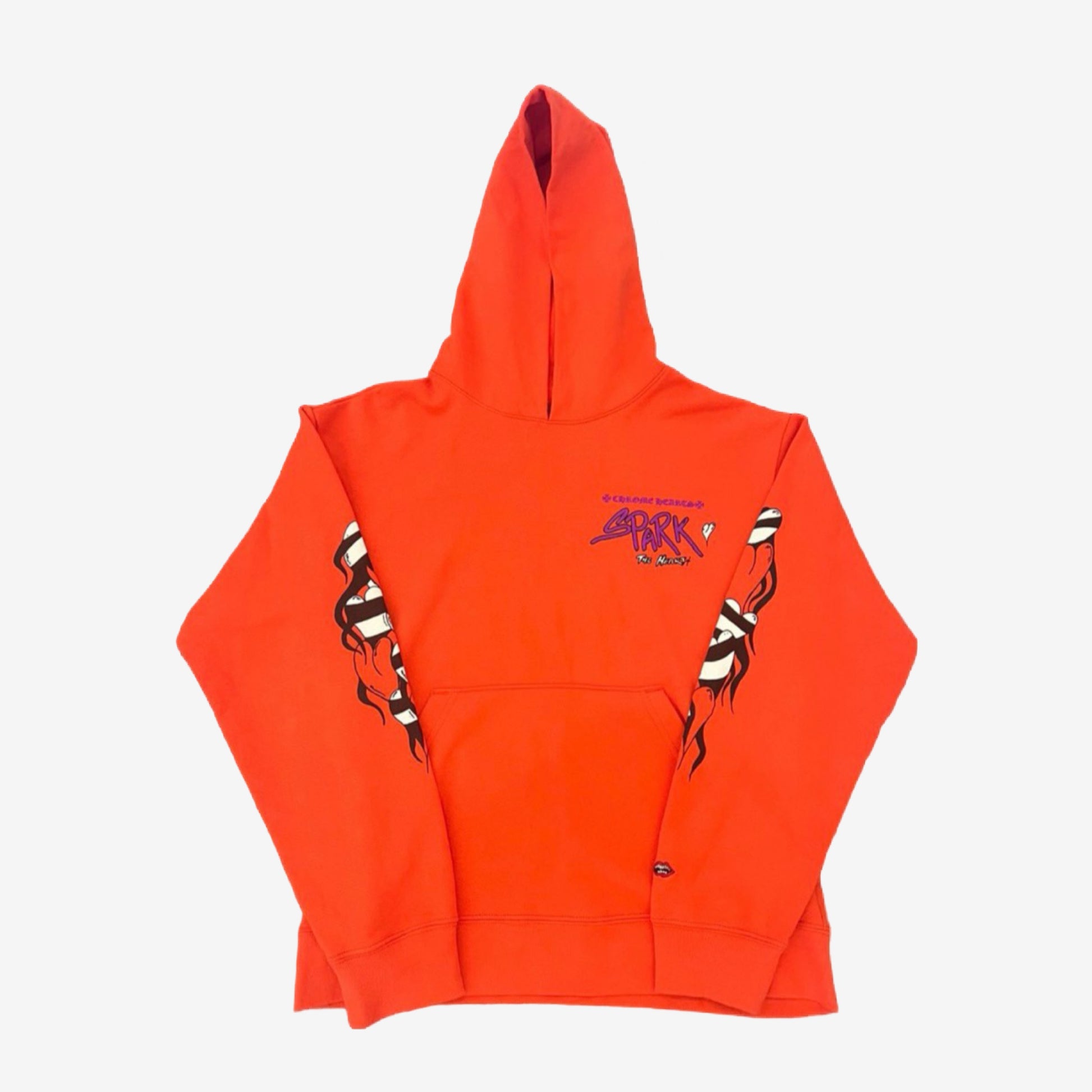 Chrome Hearts Mattyboy Sadistic Lipstick Orange Hoodie