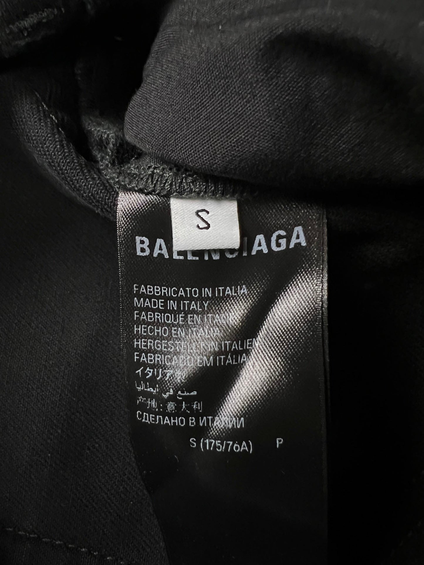 Balenciaga Lost Tape Black Flared Denim Sz.S