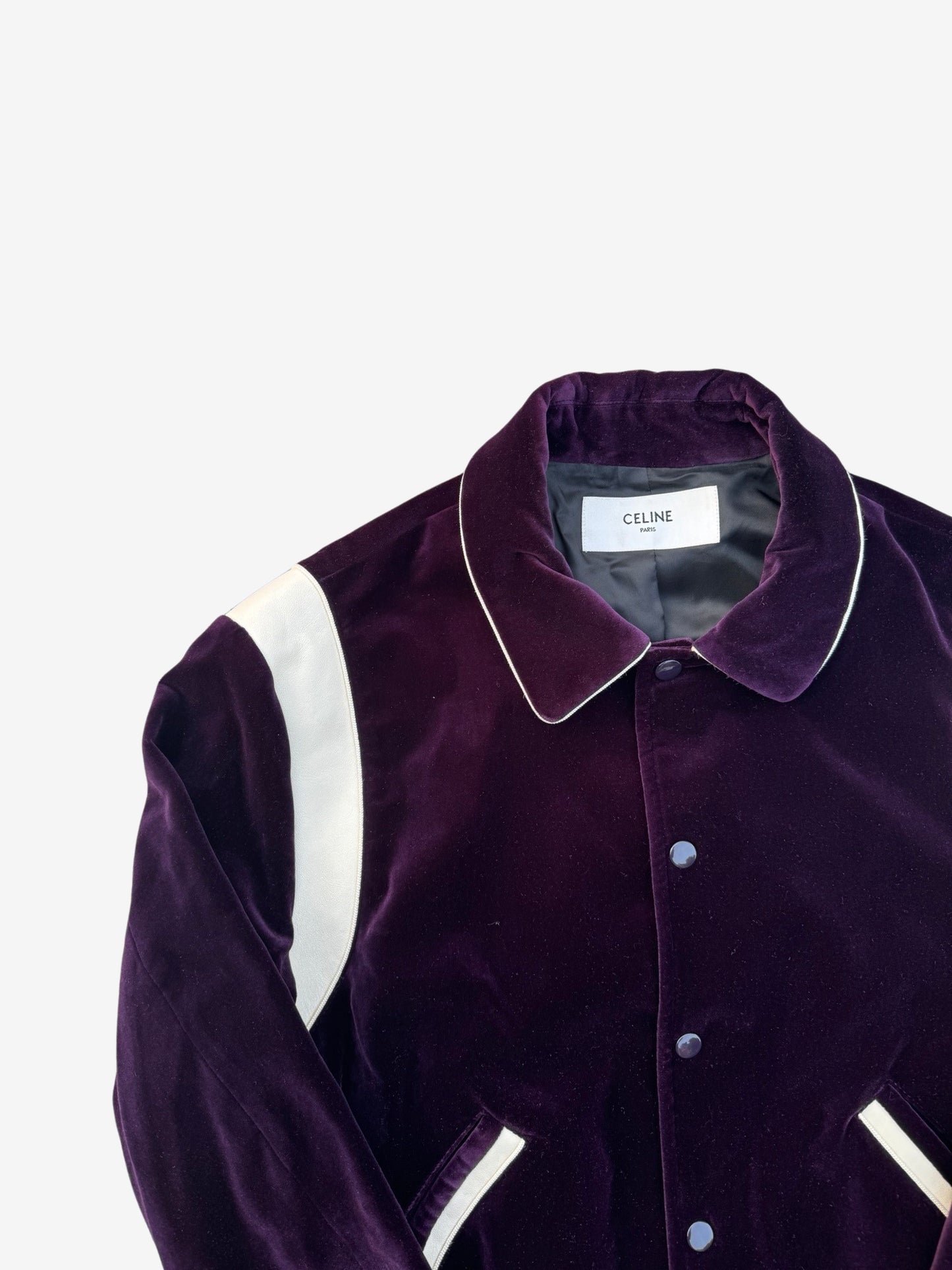 Celine FW20 Purple Teddy Jacket