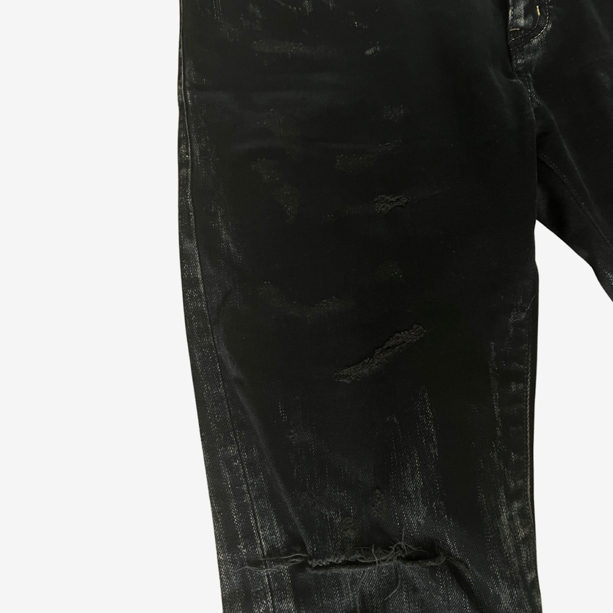 Saint Laurent Paris DO2 AW14 Bleached
Ripped Denim