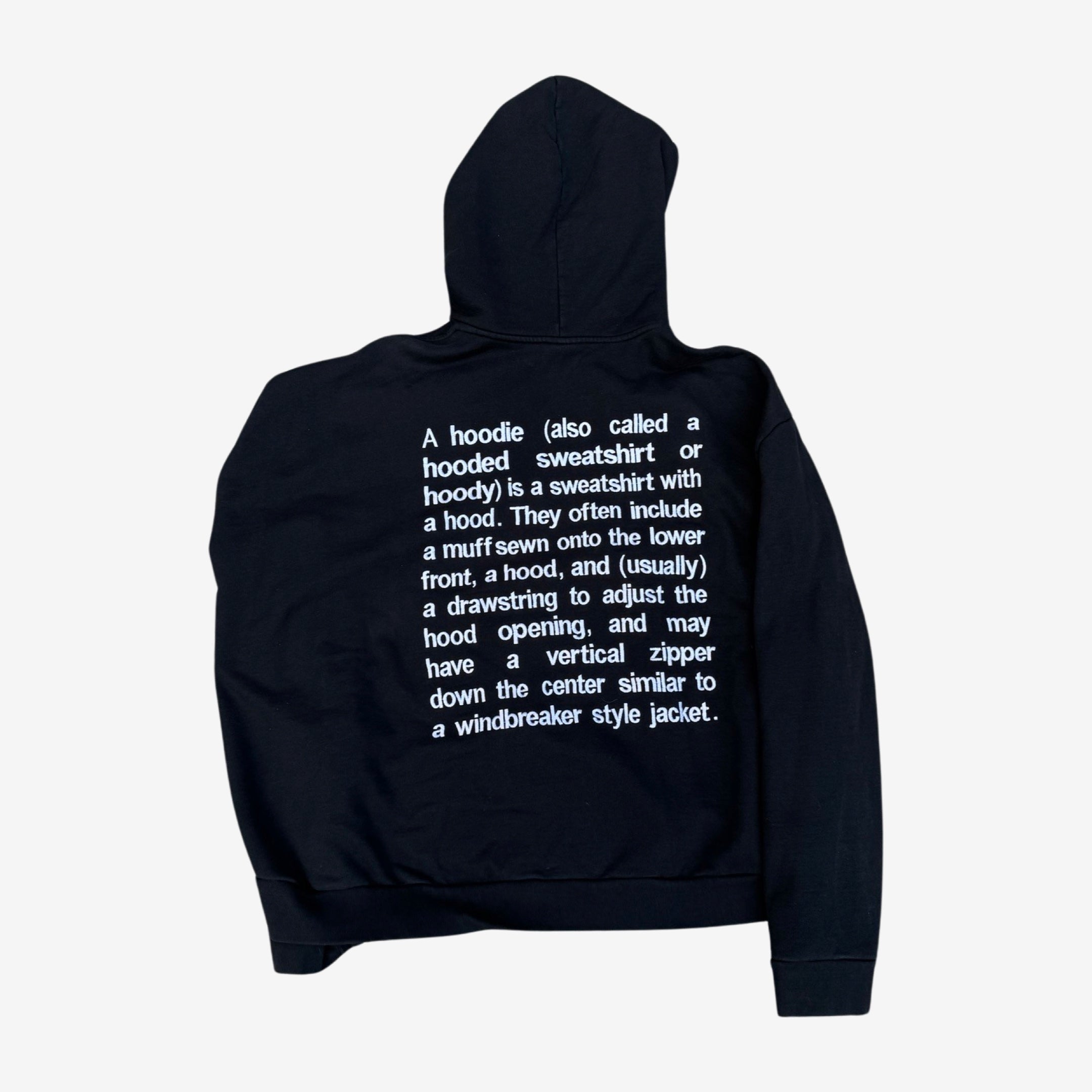 A hoodie also called a hooded sweatshirt sale