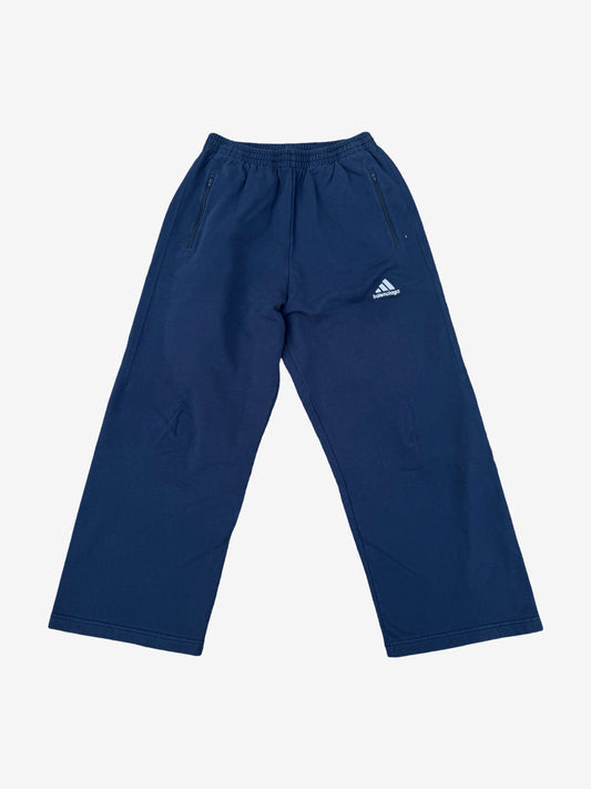 Balenciaga Adidas navy Oversized Cotton Sweatpants