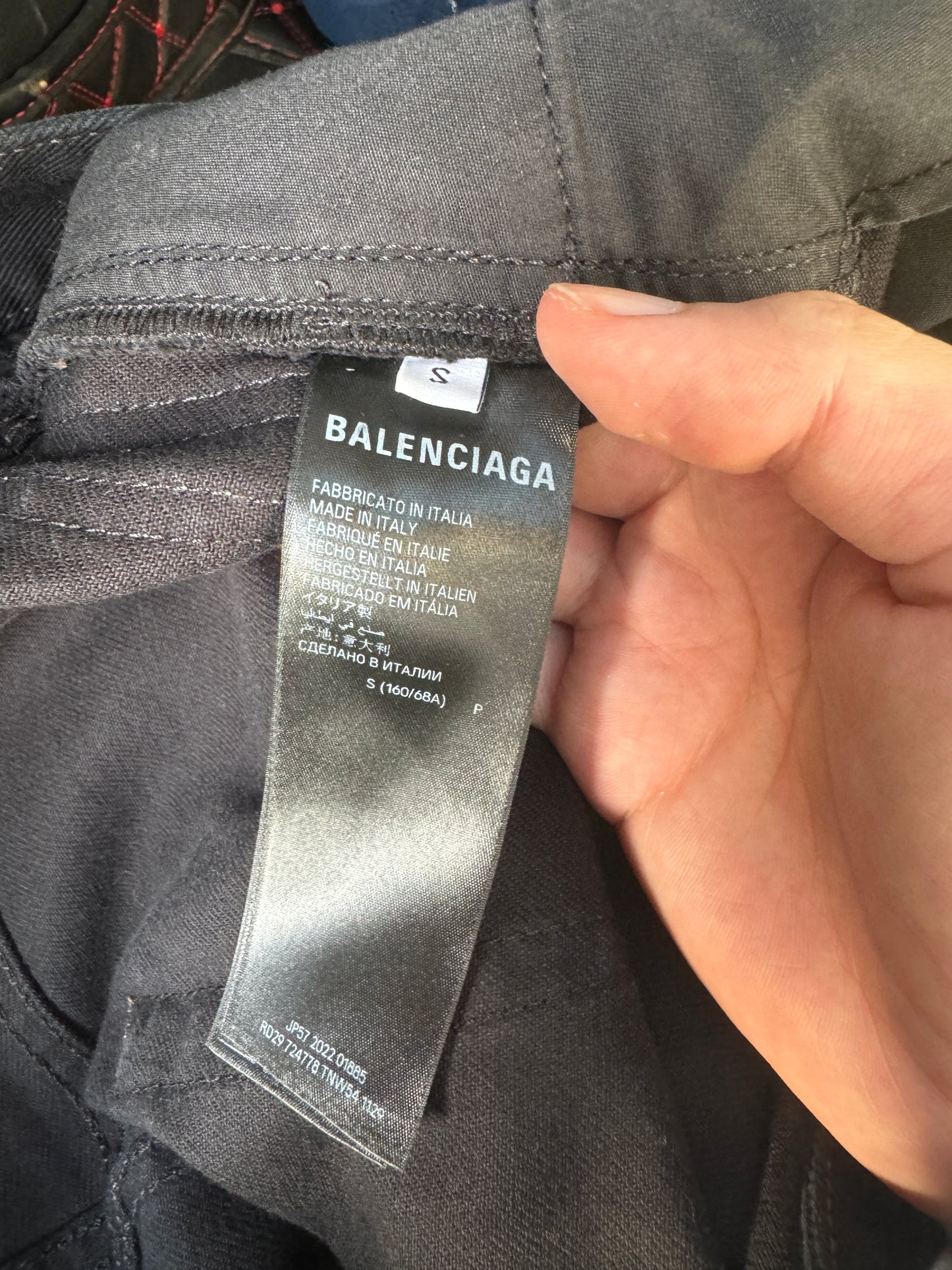 Balenciaga Adidas Black Oversized Denim