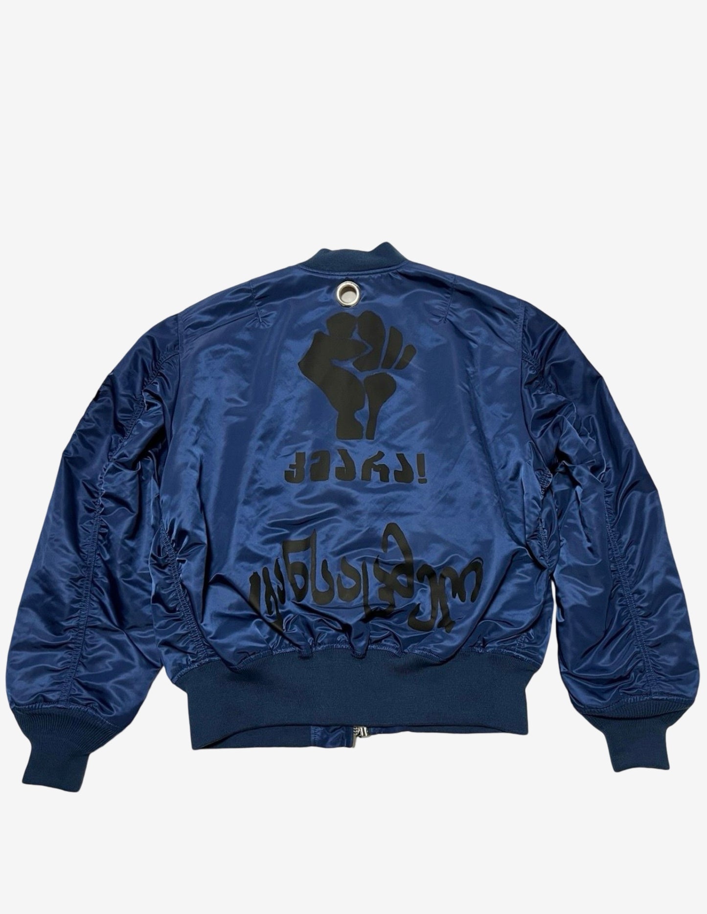 Vetements x Alpha Industrie Reversible Blue Fist Bomber