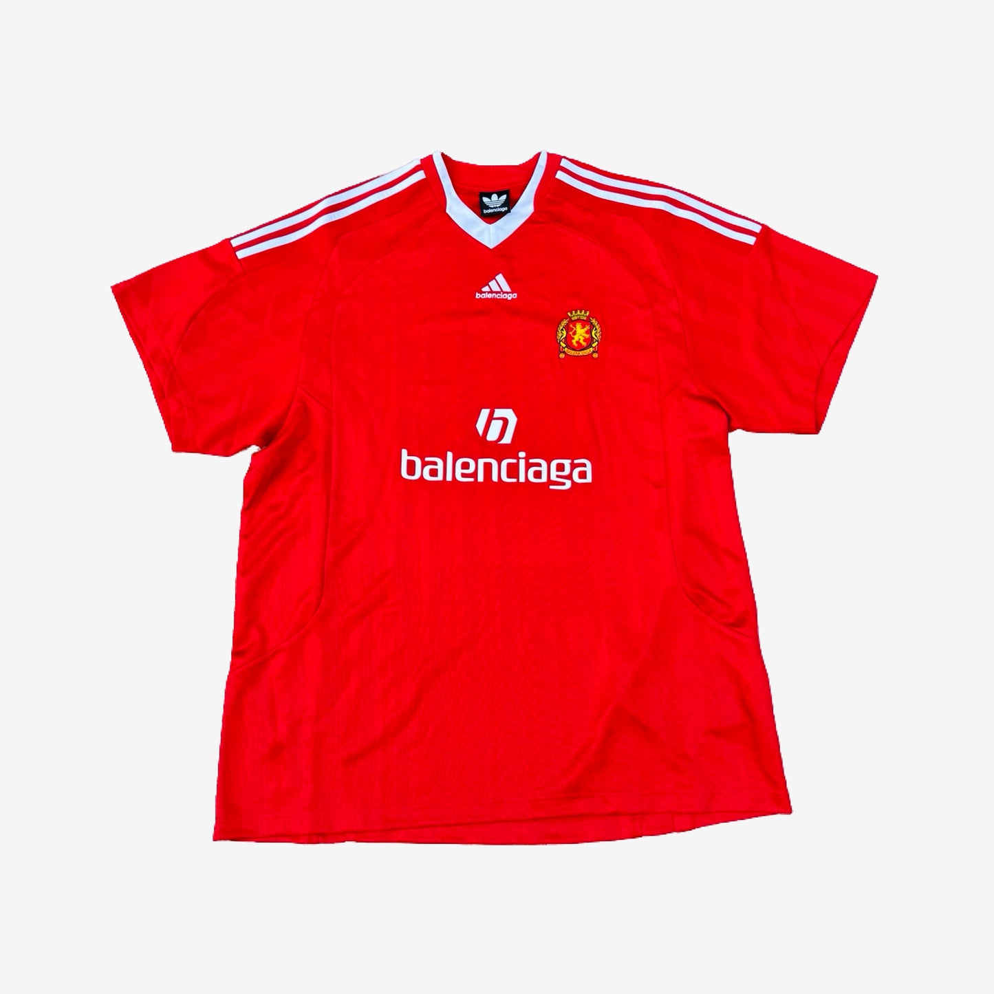 Balenciaga Adidas Red Soccer Jersey