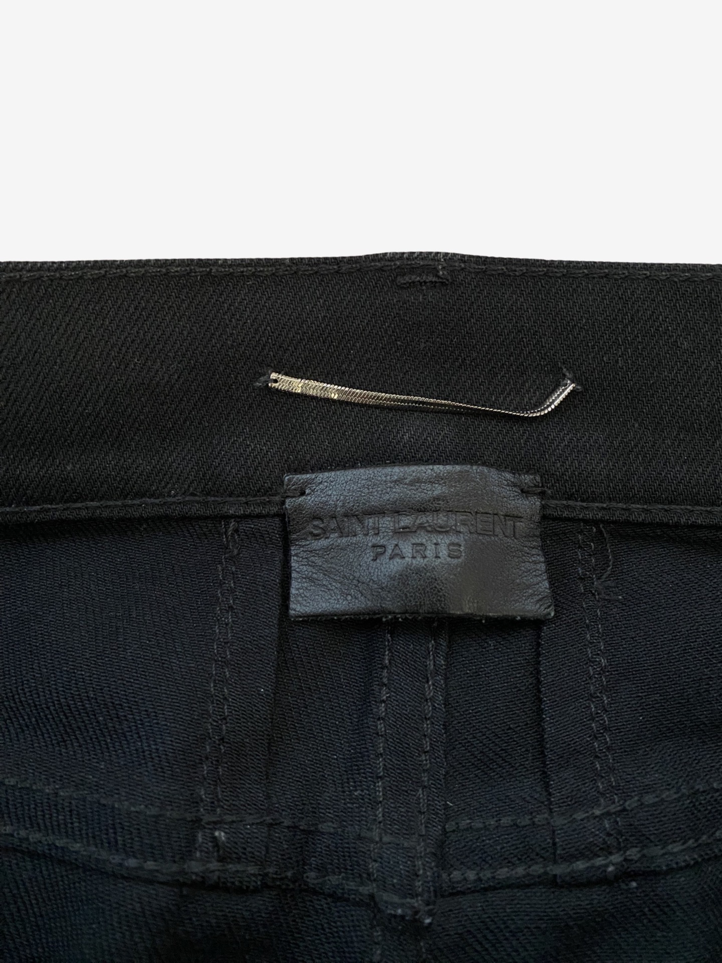 Saint Laurent AW15 Waxed Denim D02