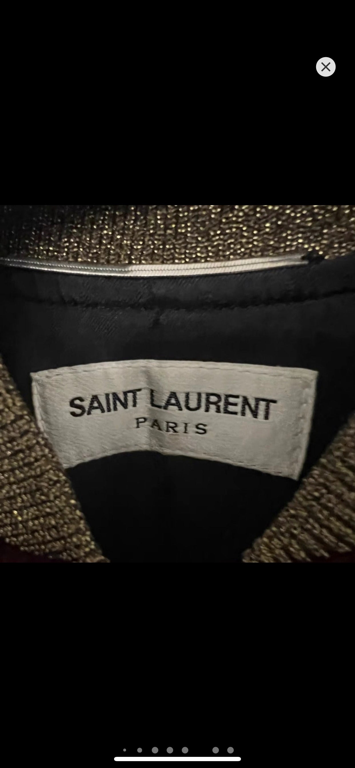 Saint Laurent Paris SS15 Star Velvet Jacket