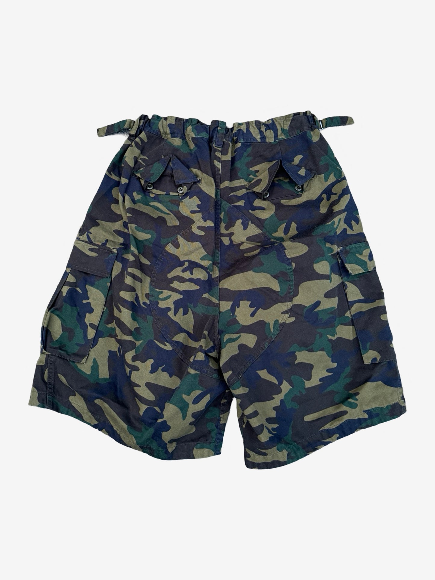 Balenciaga Camouflage Cargo Baggy Shorts