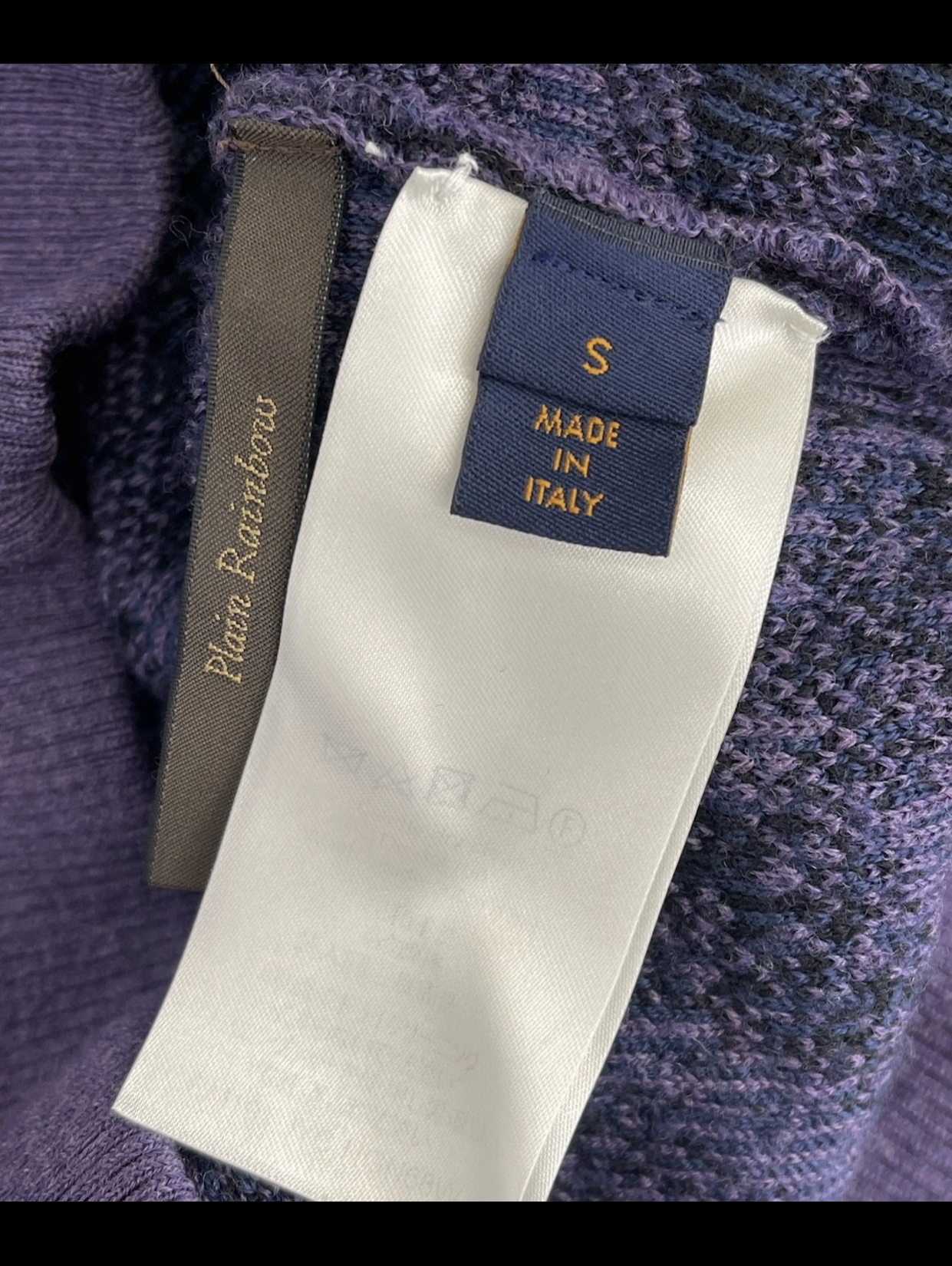 LV SS19 RUNWAY BRICK ROAD SWEATER IN PURPLE