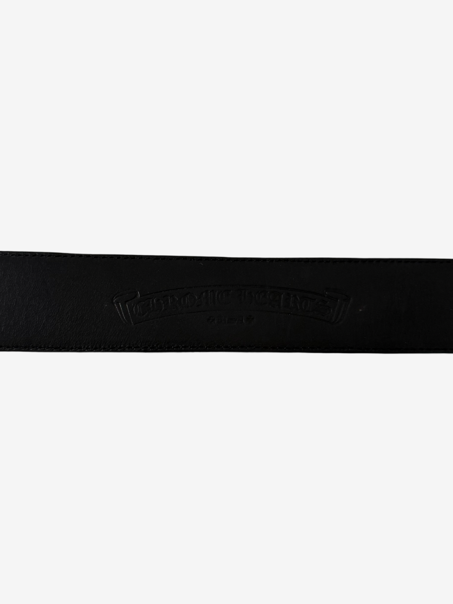 Chrome Hearts Black Leather Strap Sz.32