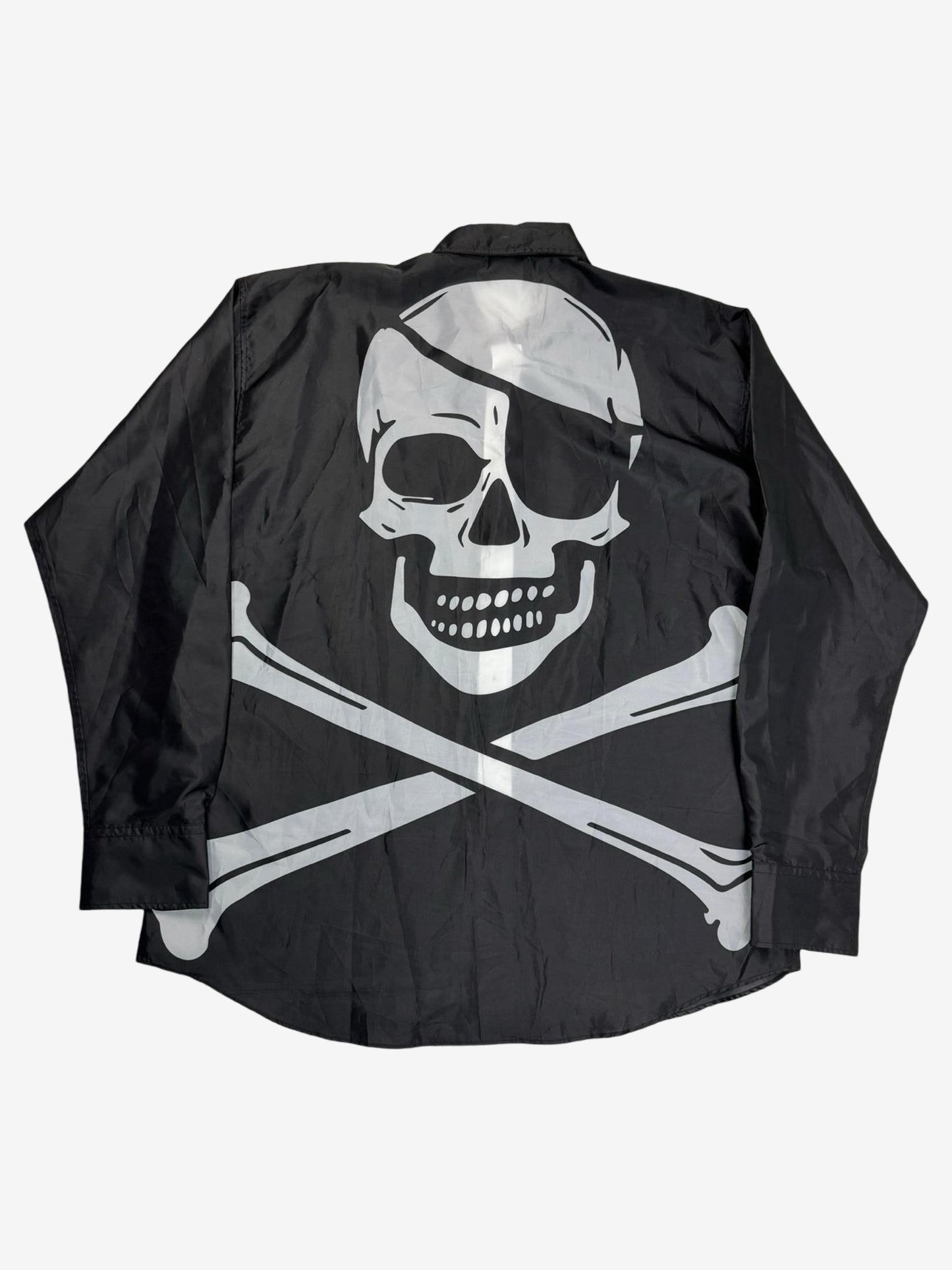 Vetements Skull Satin Shirt