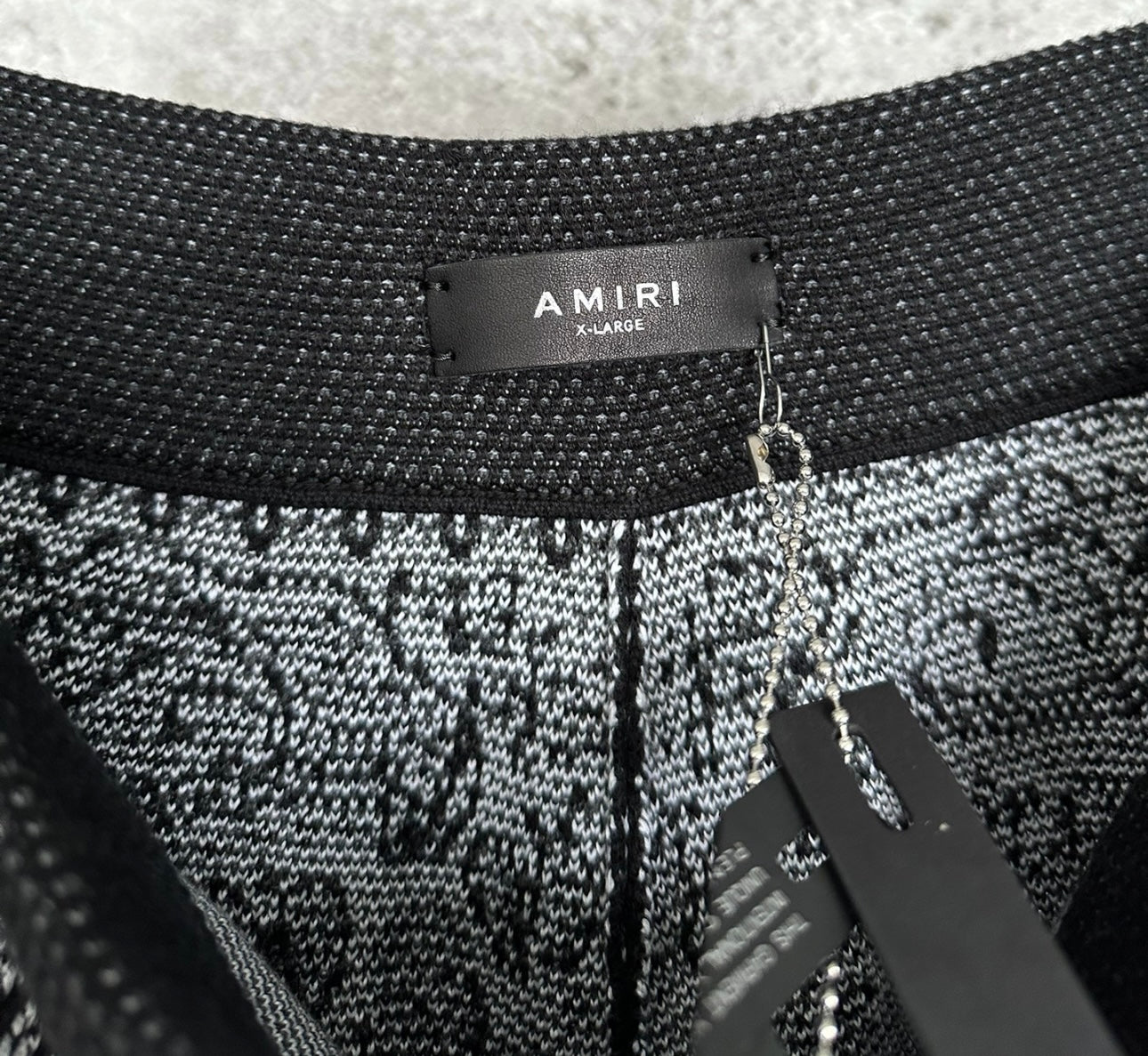 Amiri B-ball Cashmere Black Jogger