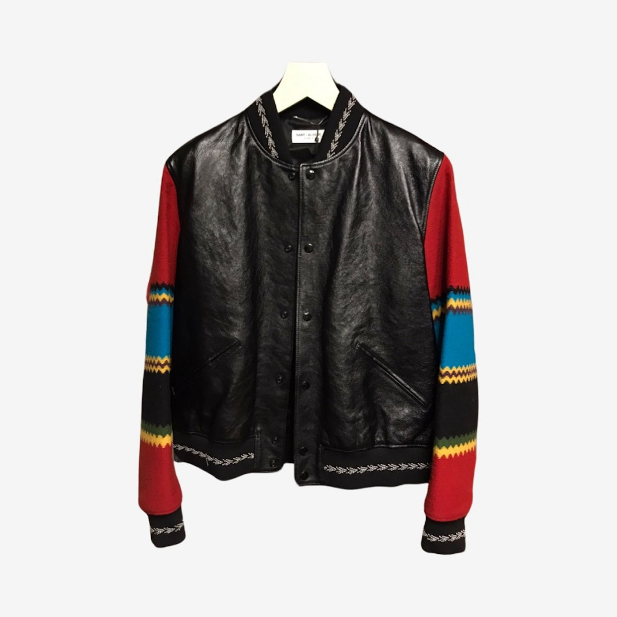 *2017* Saint Laurent Paris Ikarus Leather Bomber