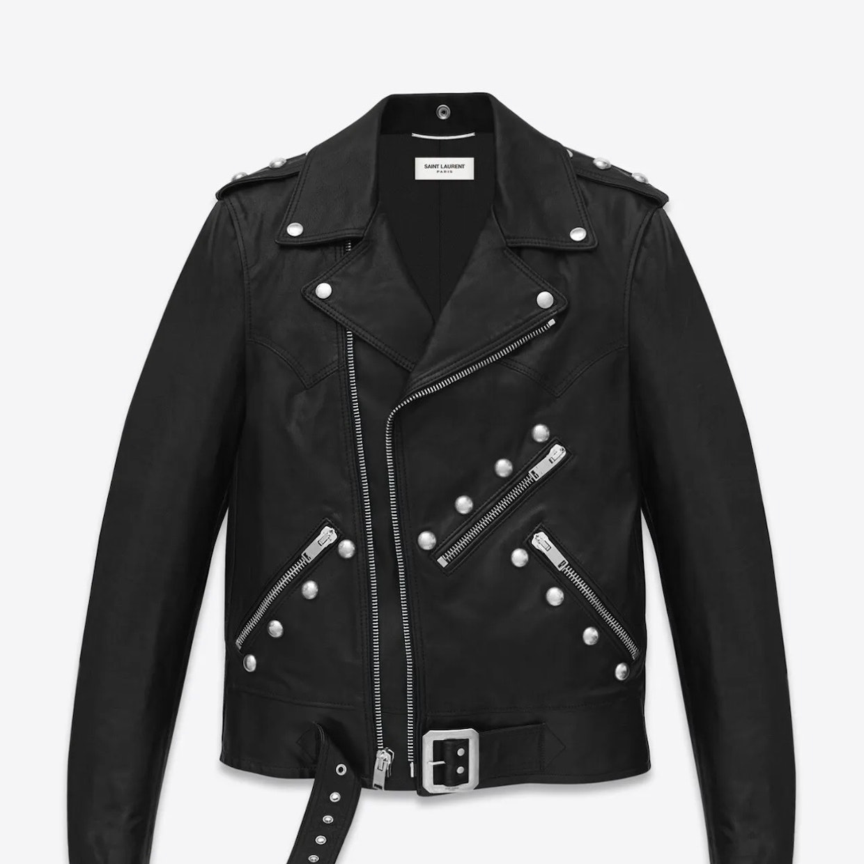 Saint Laurent SS15 Stud Leather Jacket