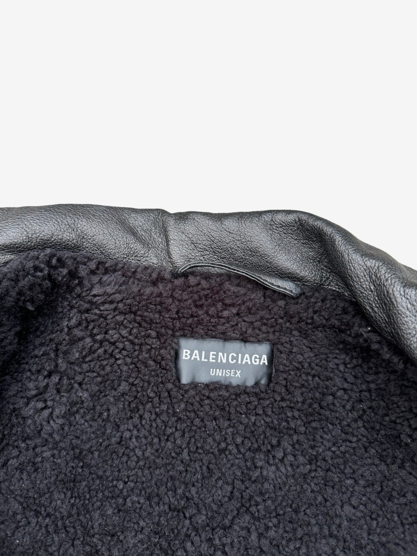 Balenciaga Taxi Shearling Blouson