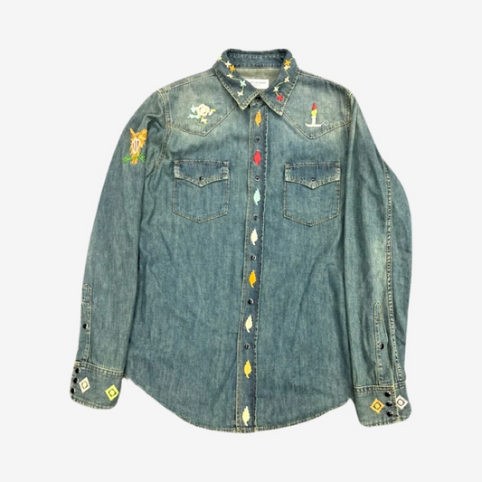 Saint Laurent Paris Denim Shirt