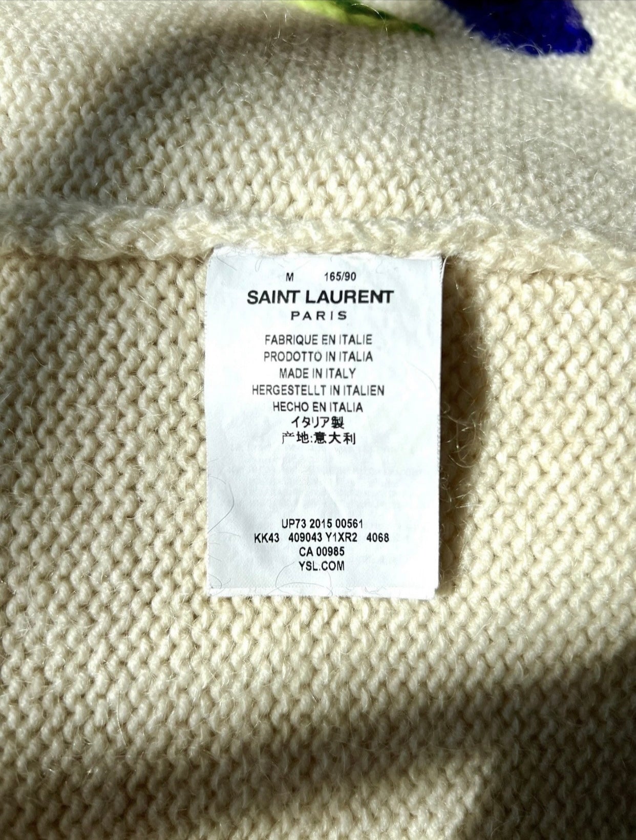 Saint Laurent Paris SS16 Runway Cardigan