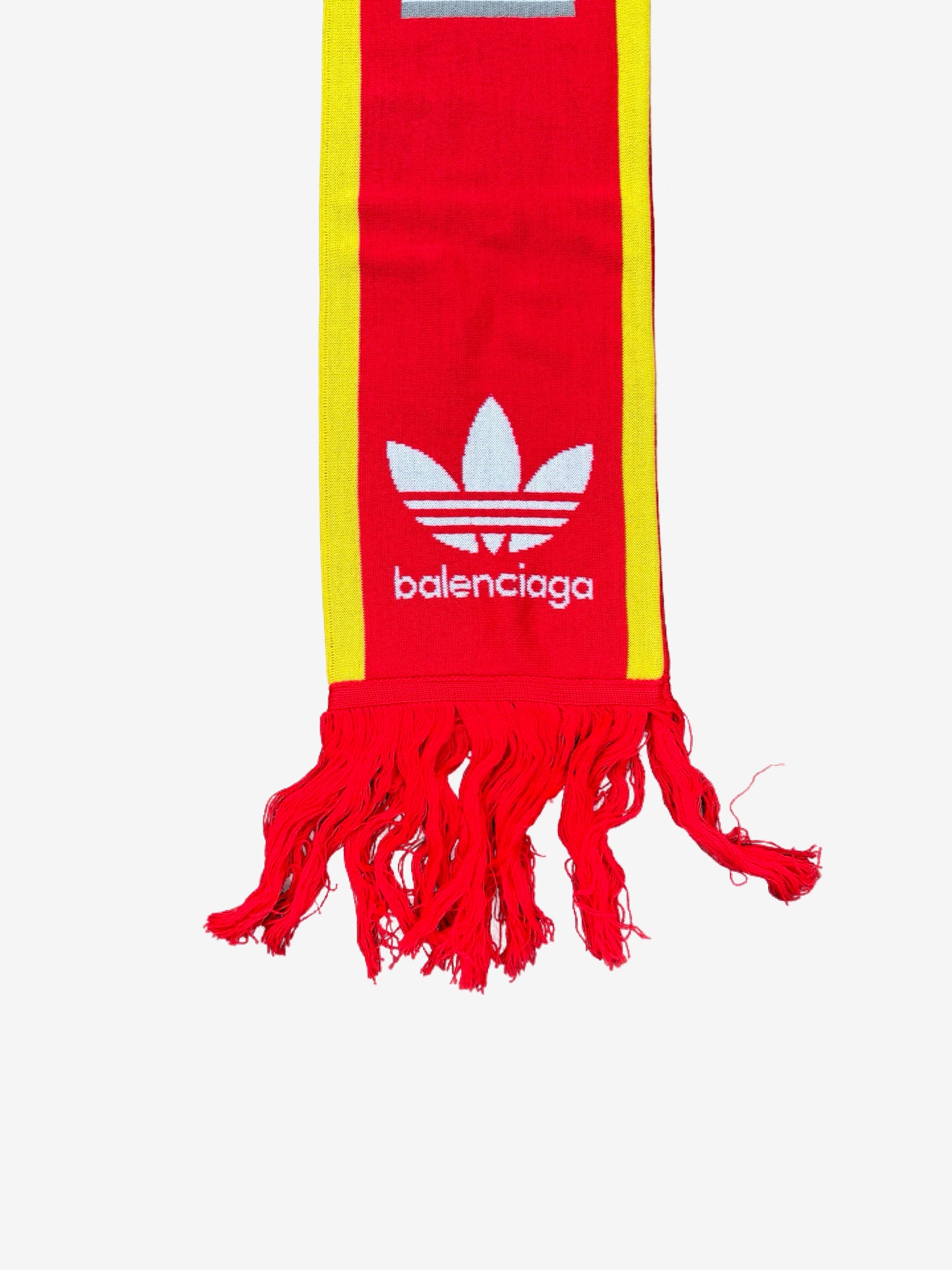 Balenciaga Adidas Soccer Logo Scarf Red