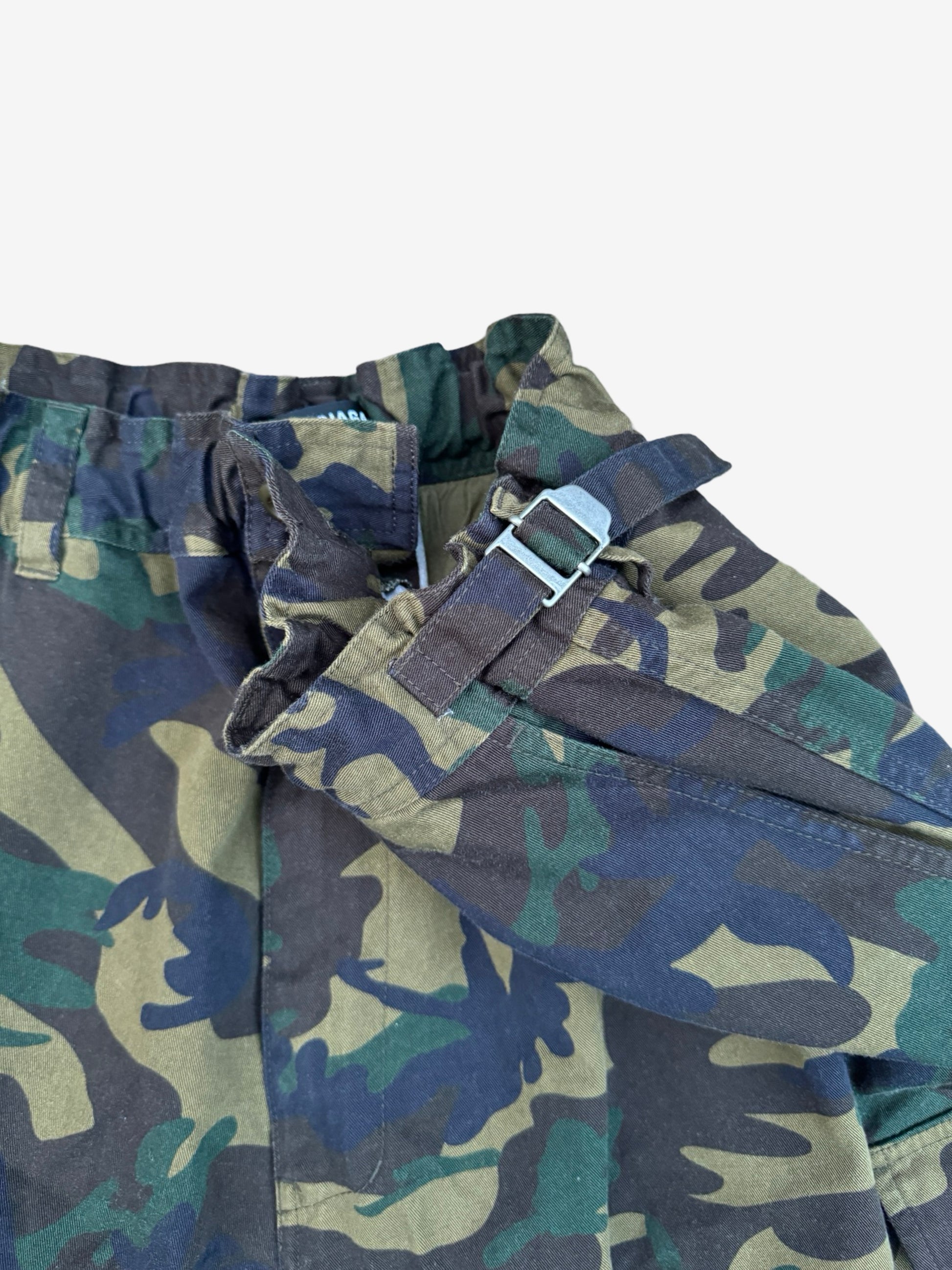 Balenciaga Camouflage Cargo Baggy Shorts