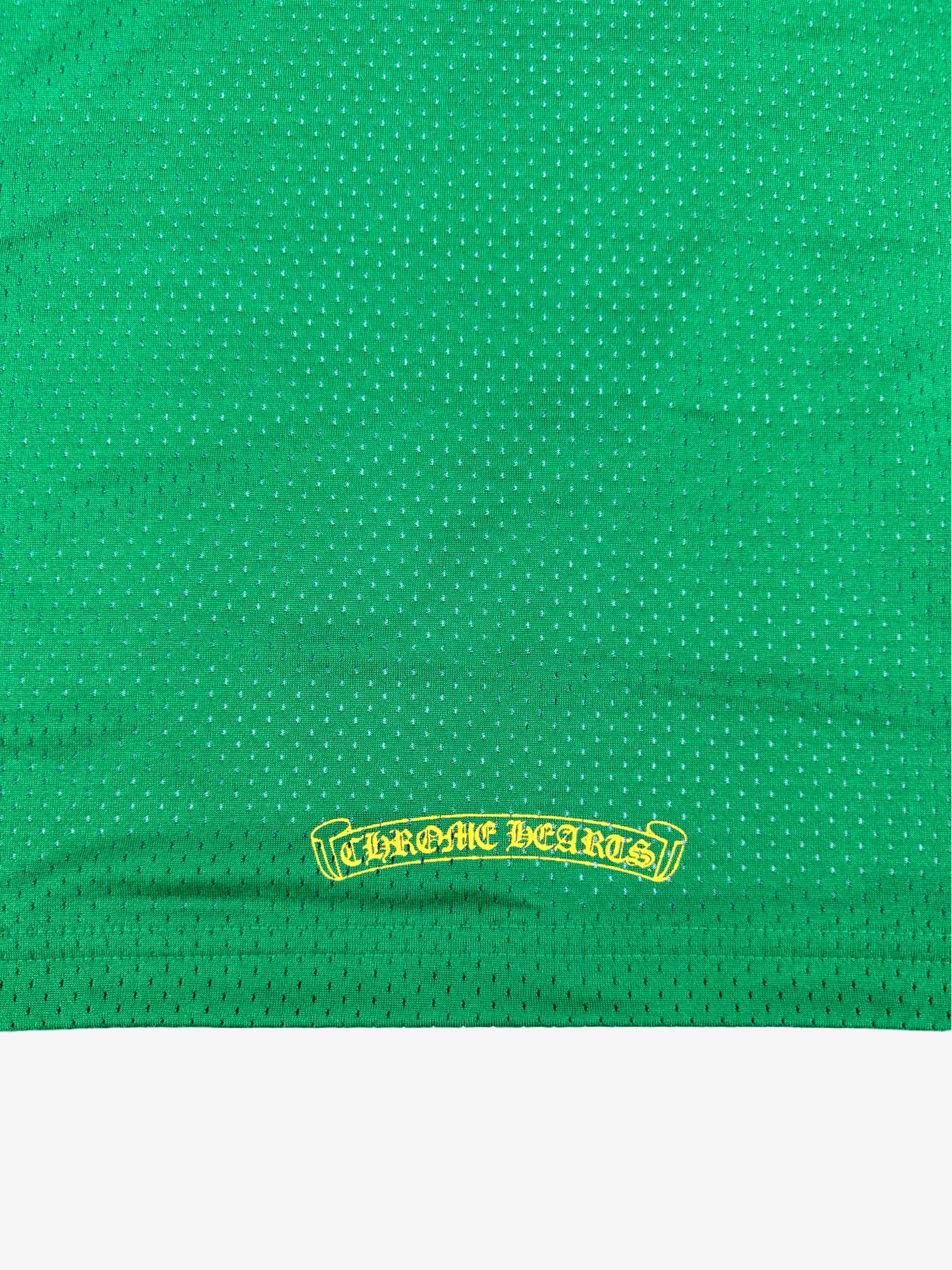 Chrome Hearts Mesh Warm Up Tanktop Reversible Green Yellow 