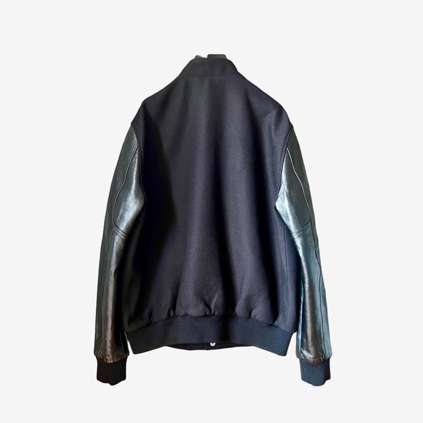 Celine C Logo Bomber with Leather Sleeves