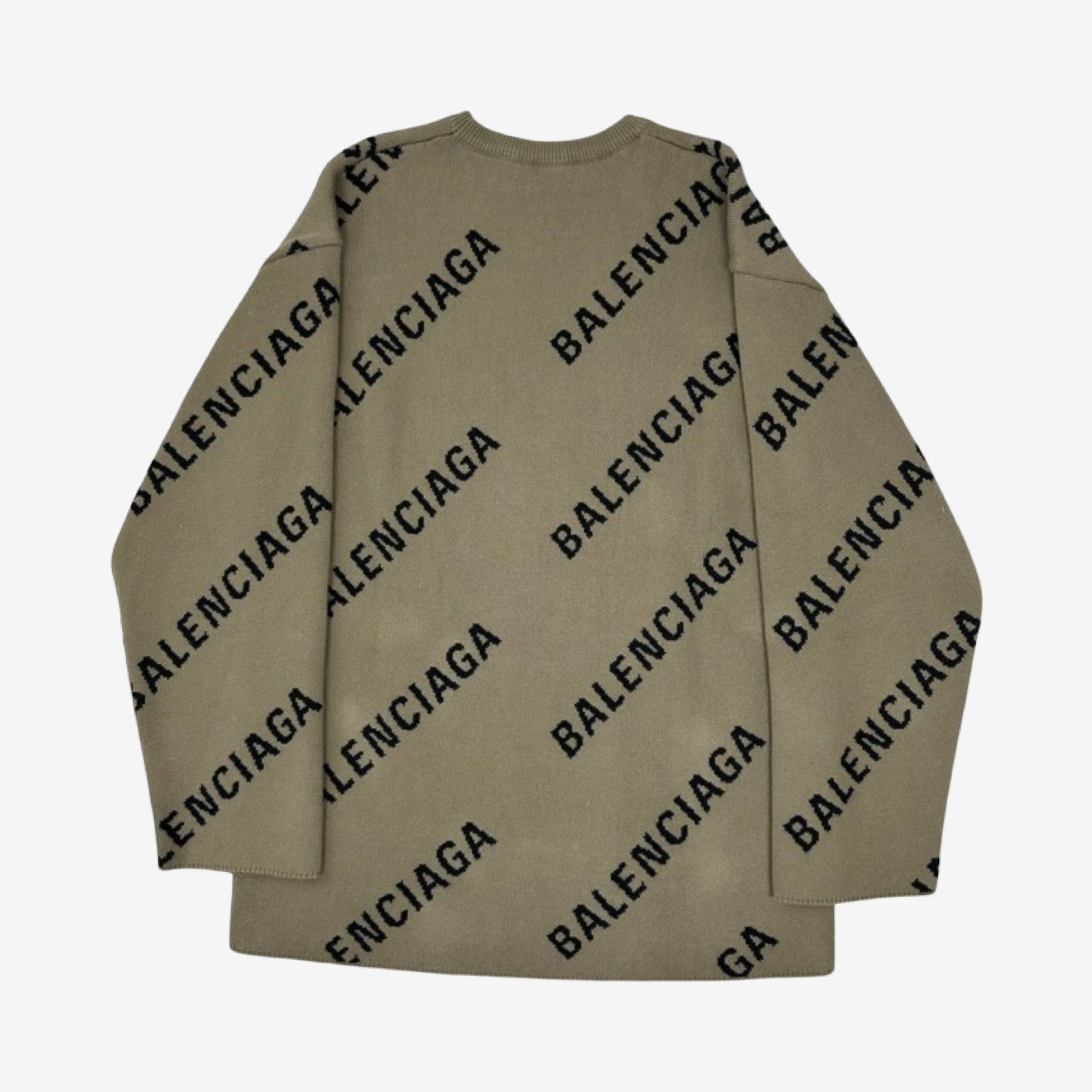 Balenciaga Allover Logo Knit 