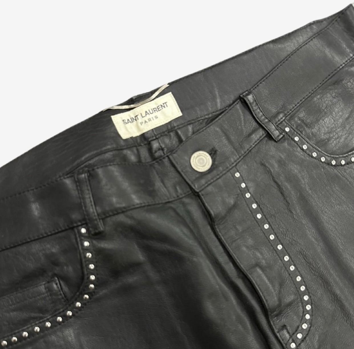 Saint Laurent SS14 Lambleather Pants