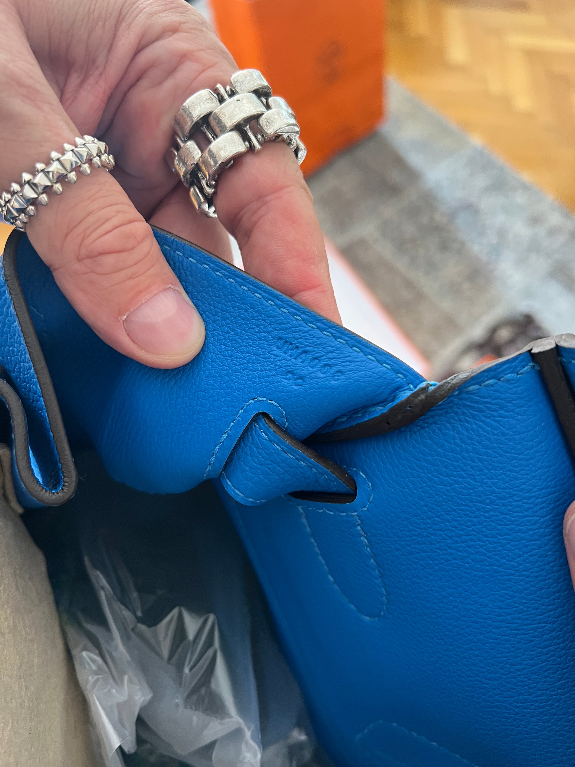 Hermès HAC 40 Bleu Hydra Togo (2023)