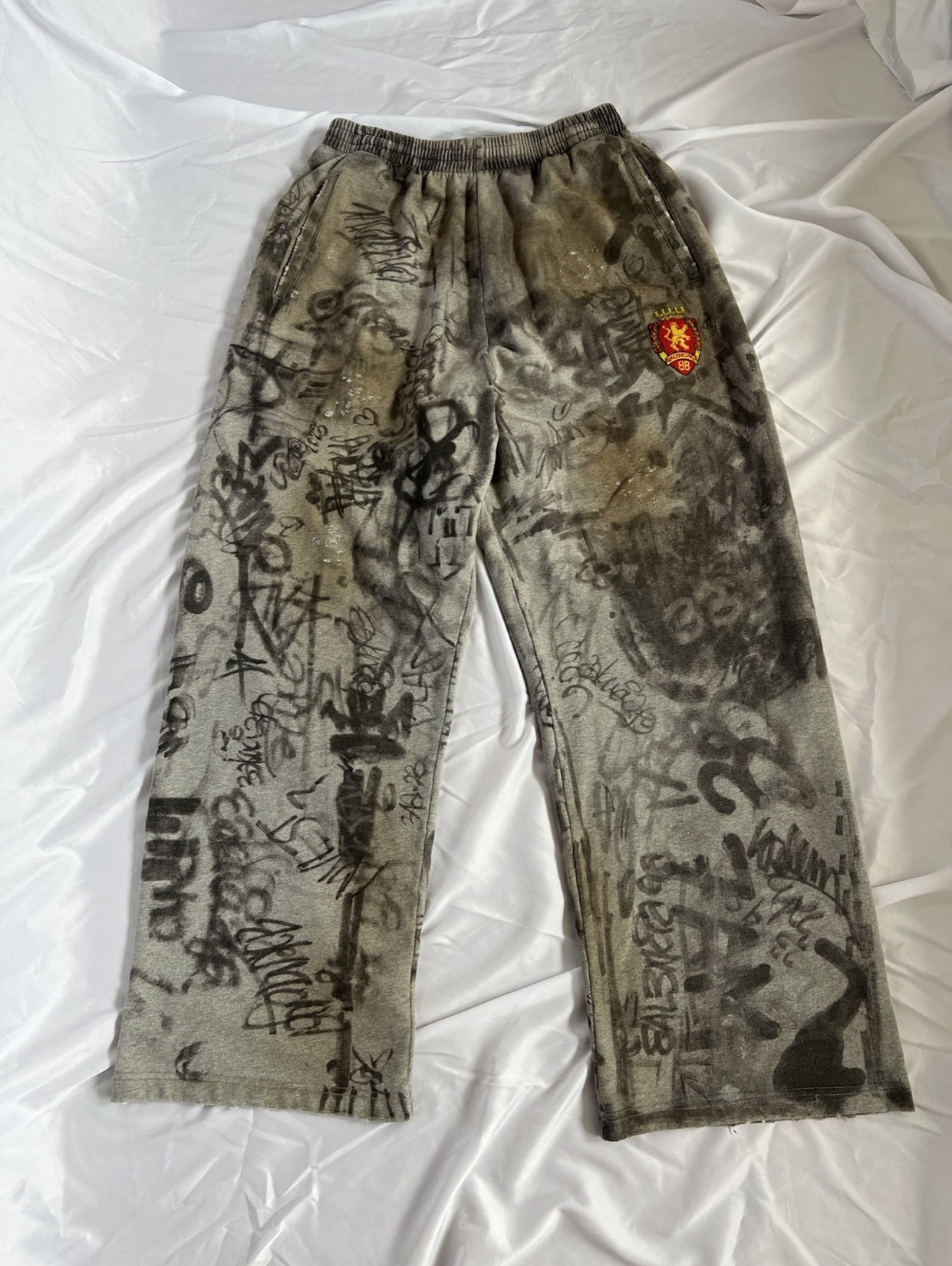 Balenciaga SS23 Grey Graffiti Skate Jogger