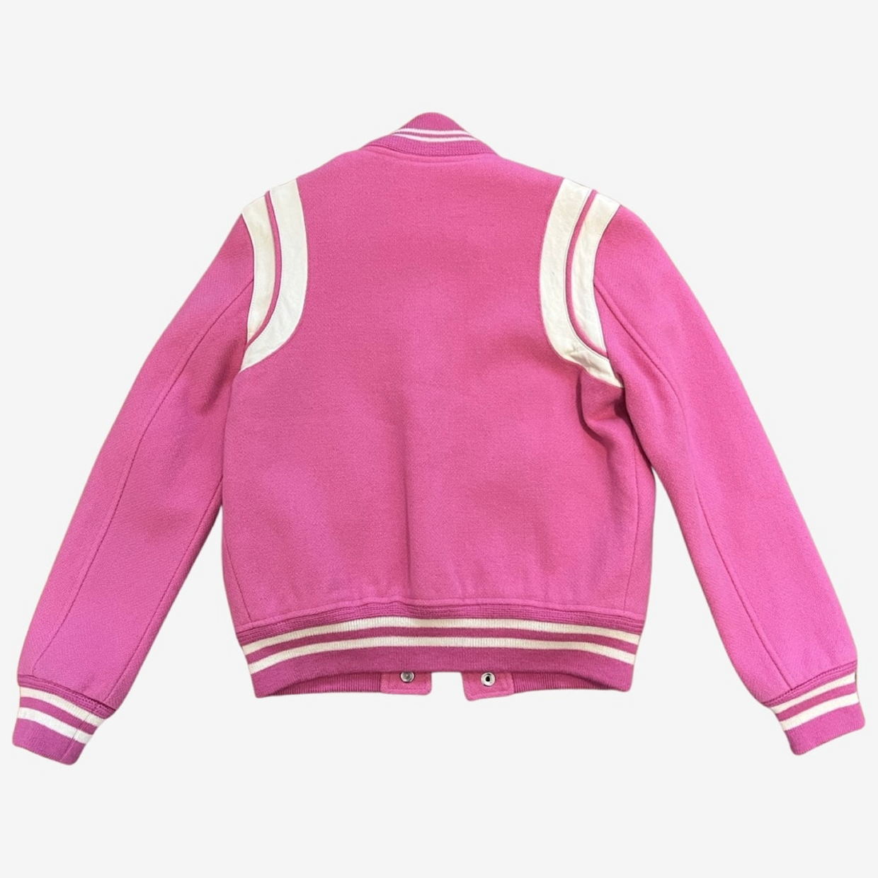 Saint Laurent Paris Teddy Jacket PINK Hedi Slimane