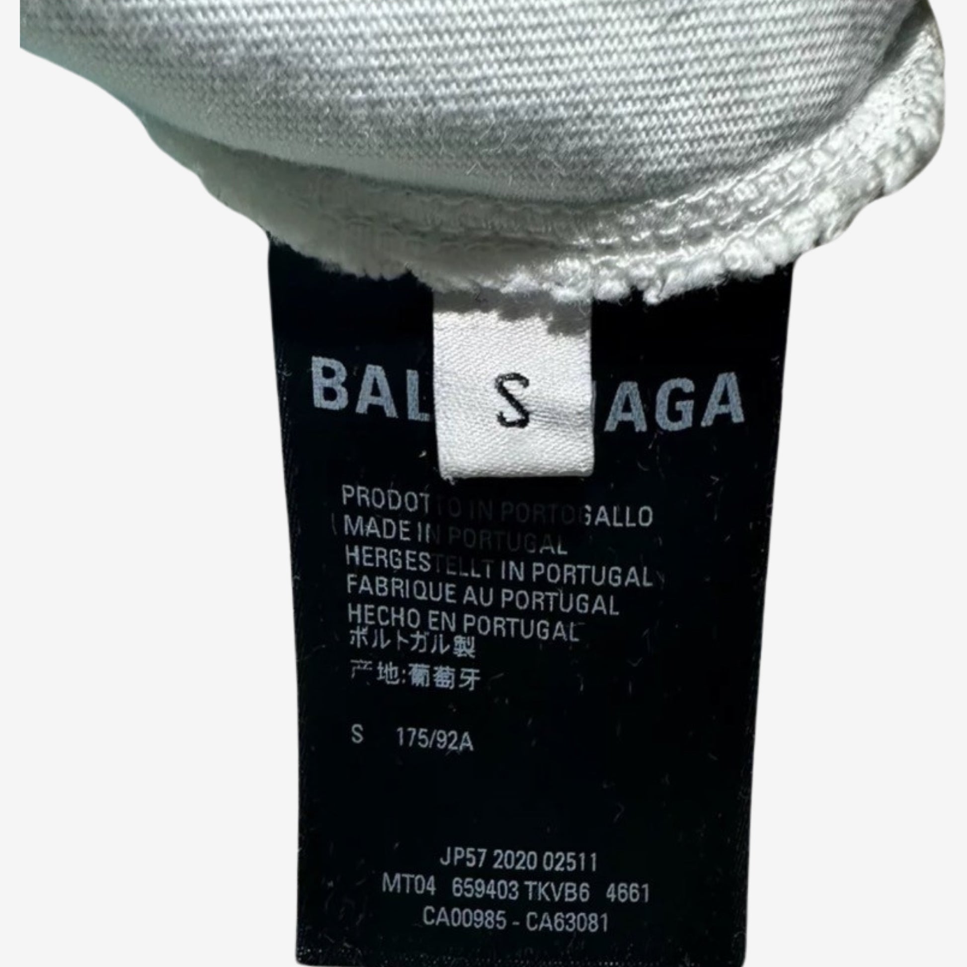 Balenciaga SS21 Destroyed Logo Hoodie