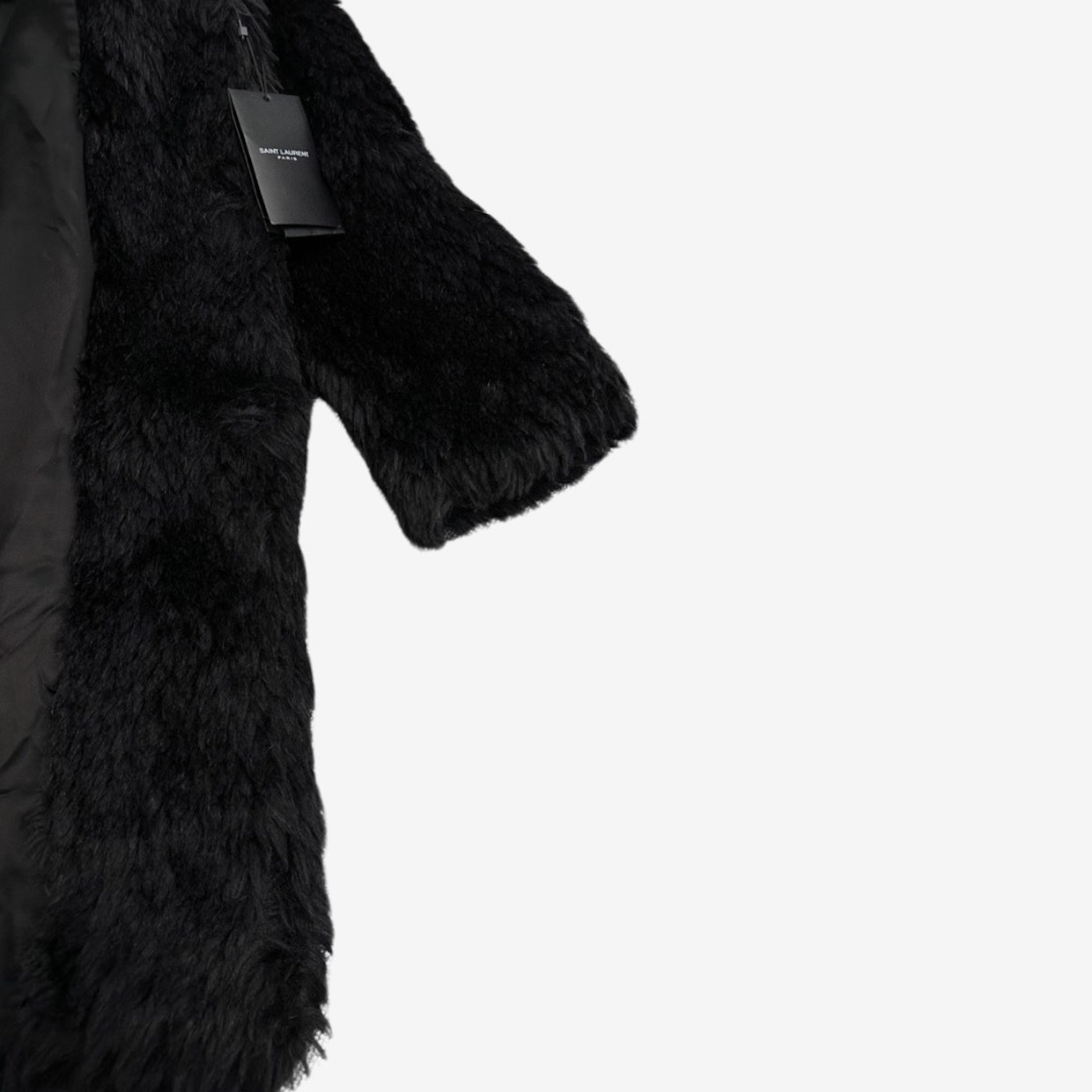 Saint Laurent Paris AW18 Mohair Fur Coat