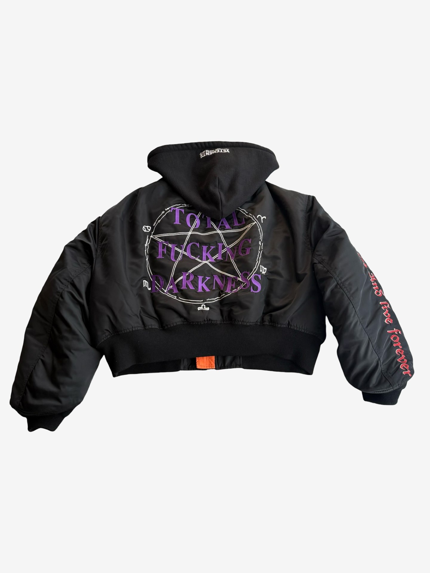 Vetements FW16 Total Fucking Darkness (TFD) Femme Bomber Sz.XS