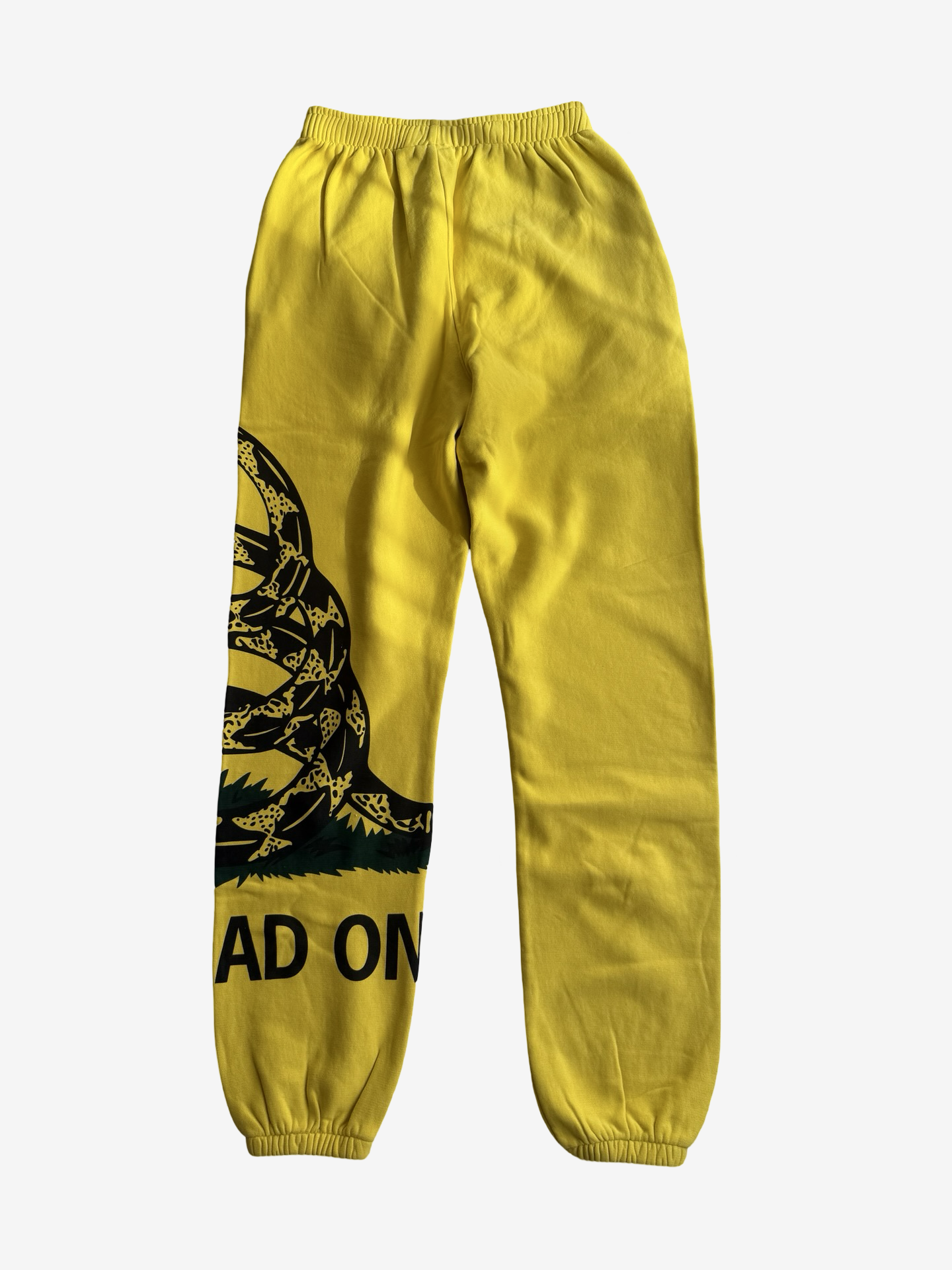 Vetements „Dont Tread on Me“ Yellow Sweatpants