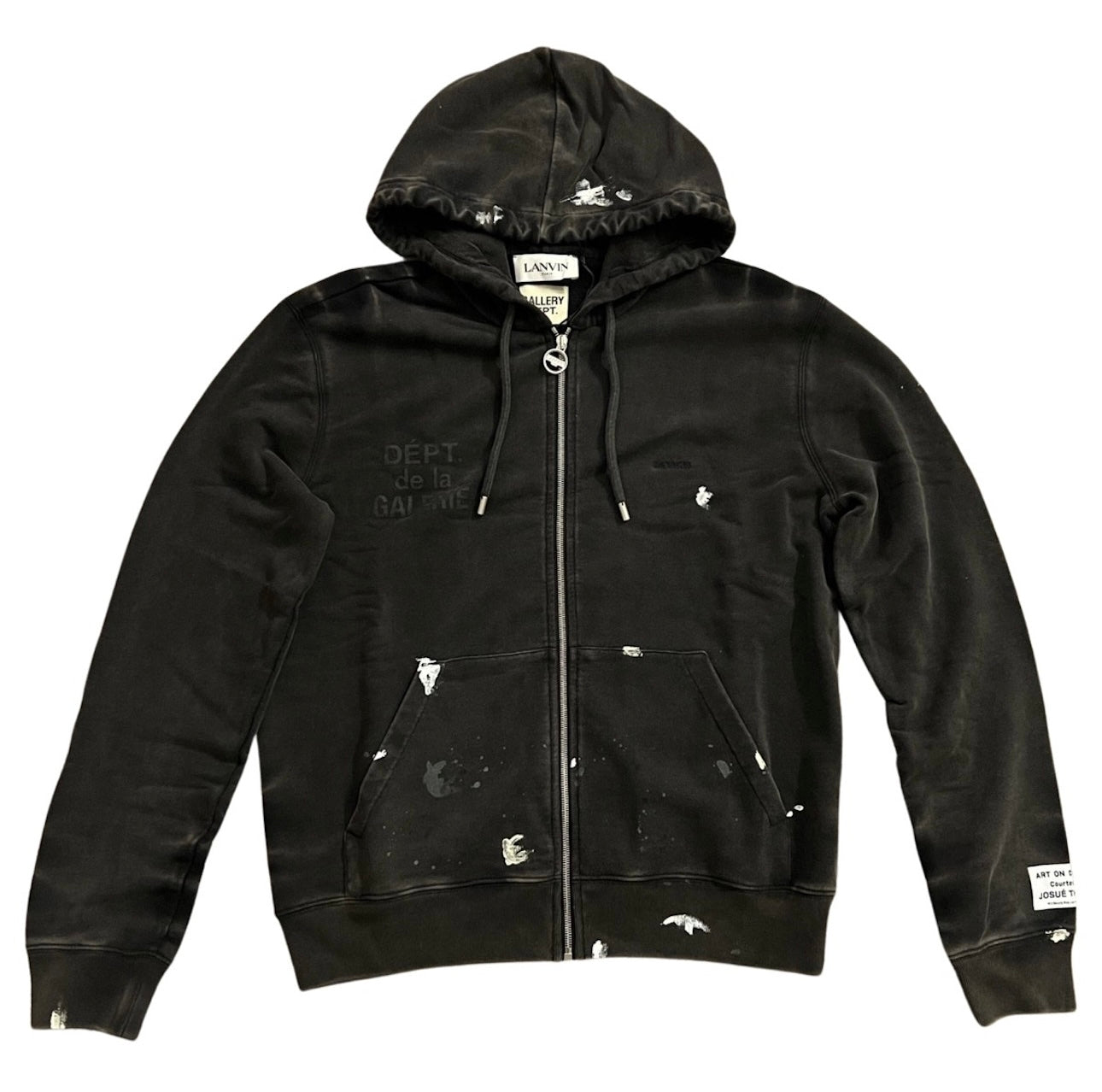 Gallery Dept x Lanvin Paint Splatter  Zip Hoodie