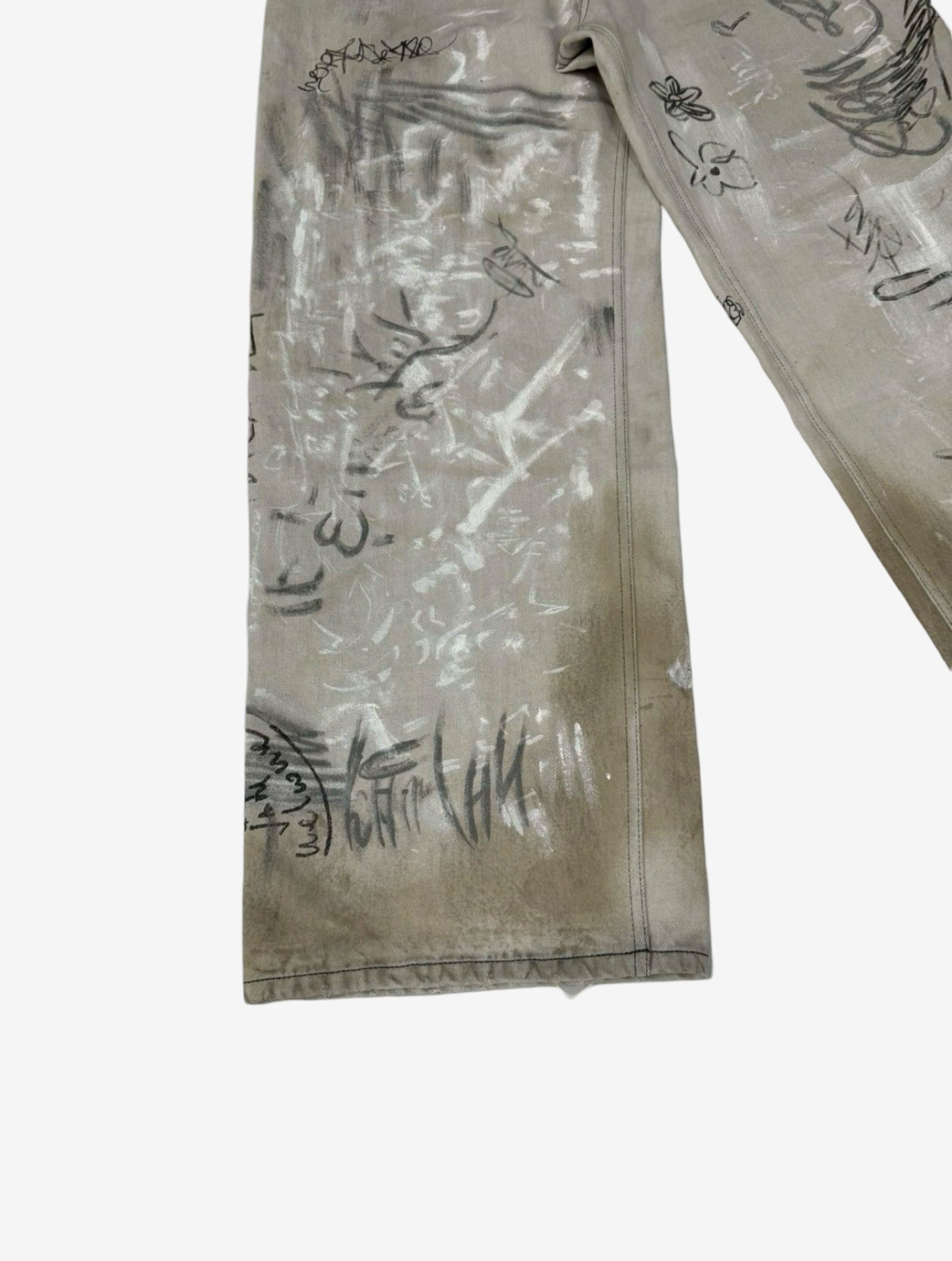 Balenciaga SS23 Graffiti Jeans Baggy