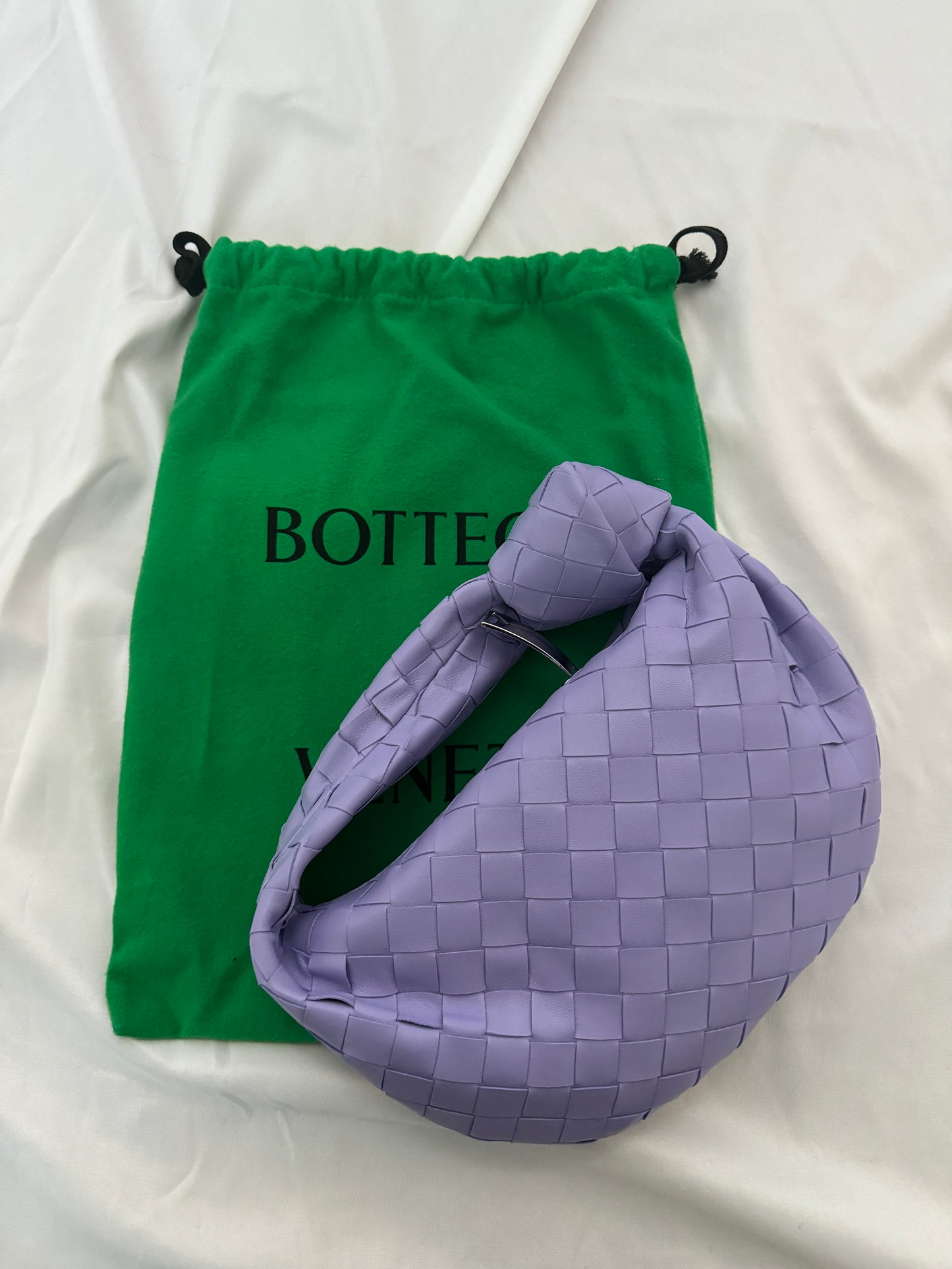 Bottega Veneta Purple Leather Jodie Mini