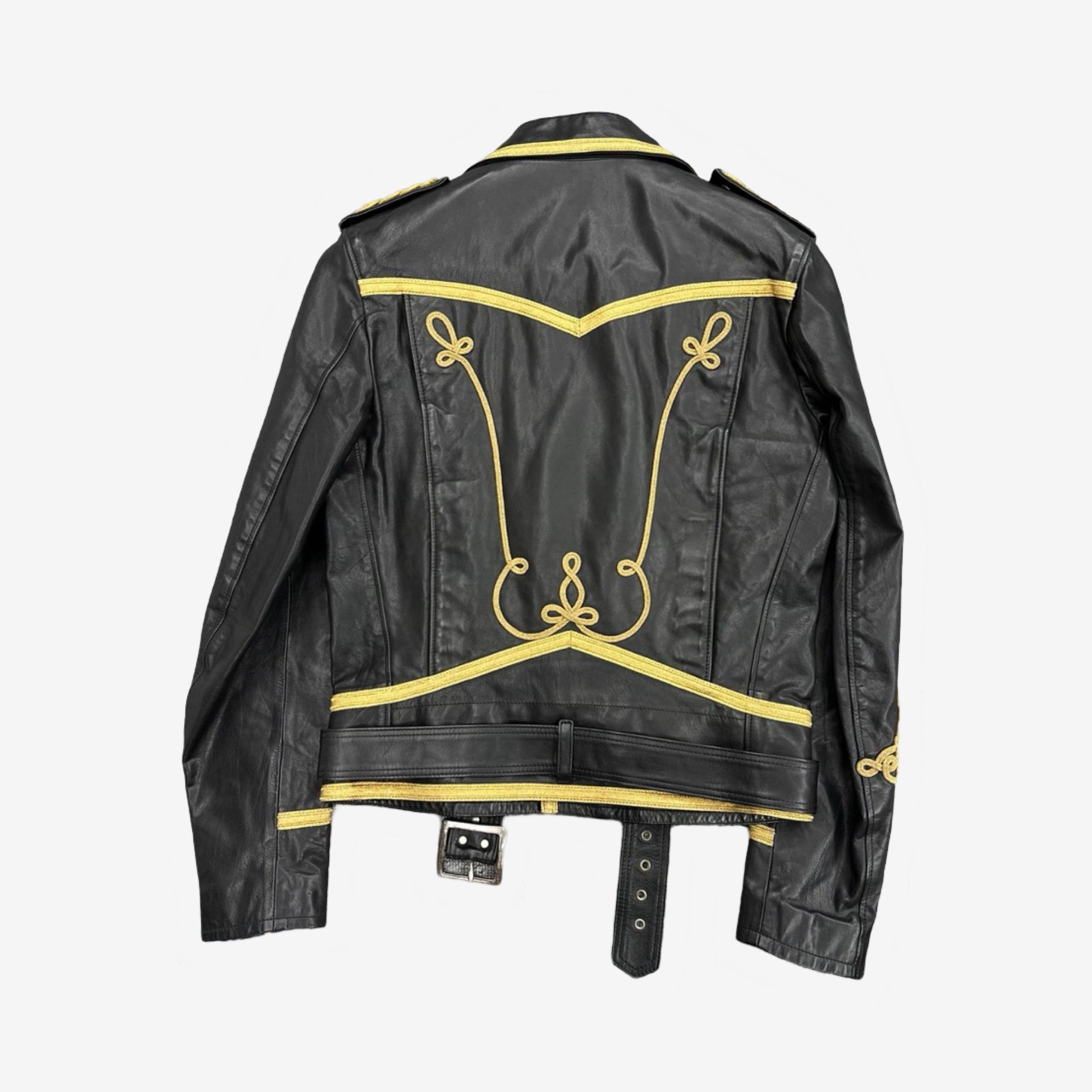 Saint Laurent Paris SS15 LO1 Officer Leather Jacket