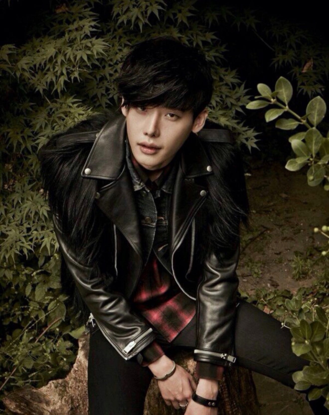Saint Laurent Paris FW13 L01 Leather Jacket with Goat Hair FyouGrails