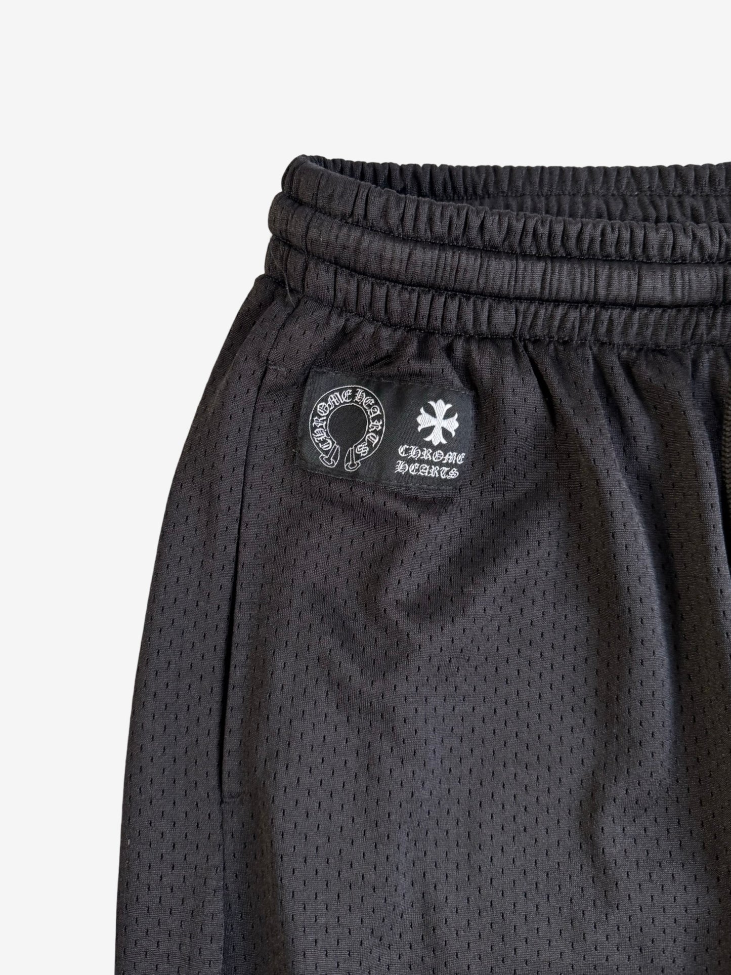 Chrome Hearts Black Warm Up Mesh Sweatpants