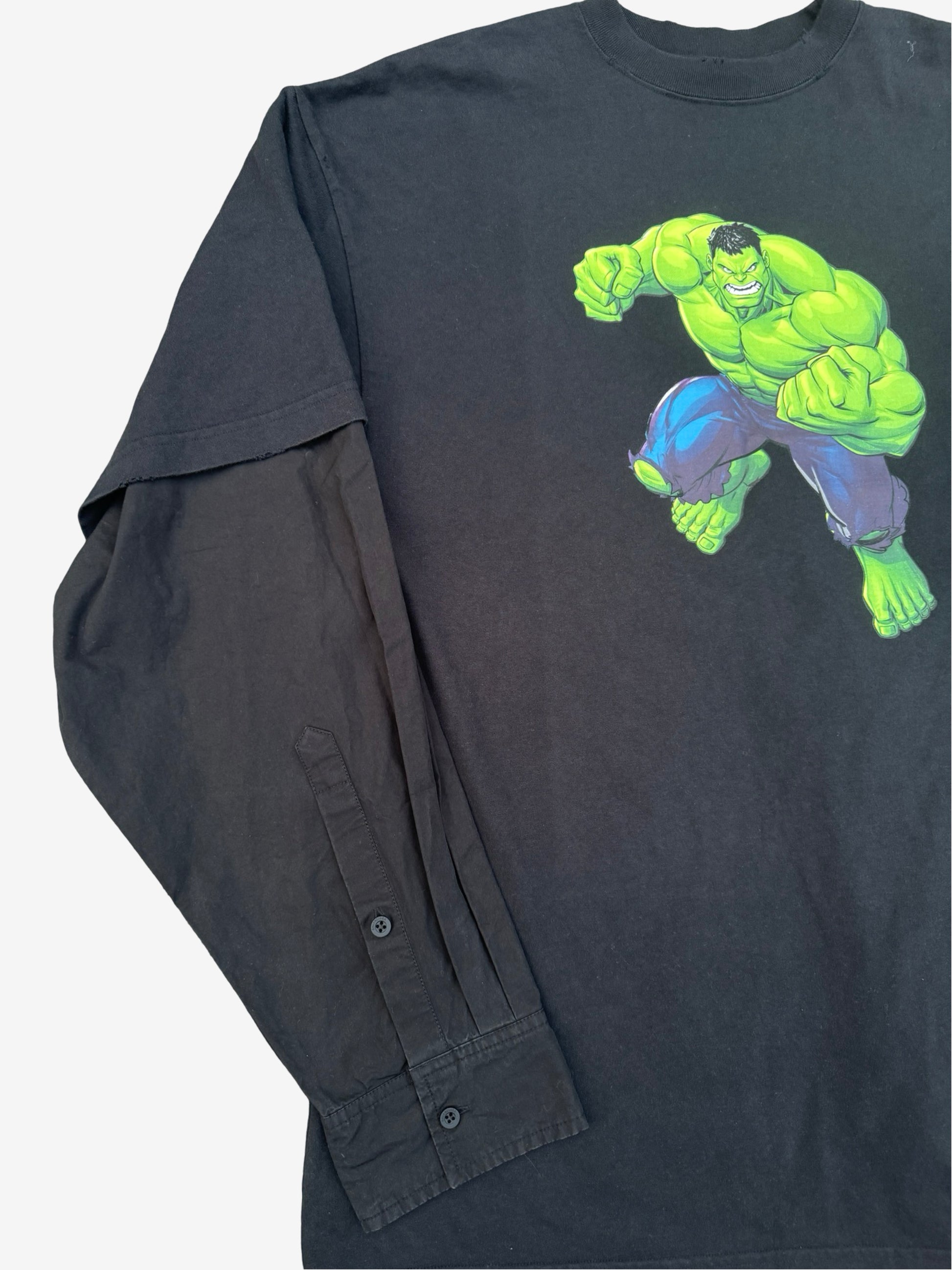 Balenciaga x Marvel Hulk Hybrid Longsleeve